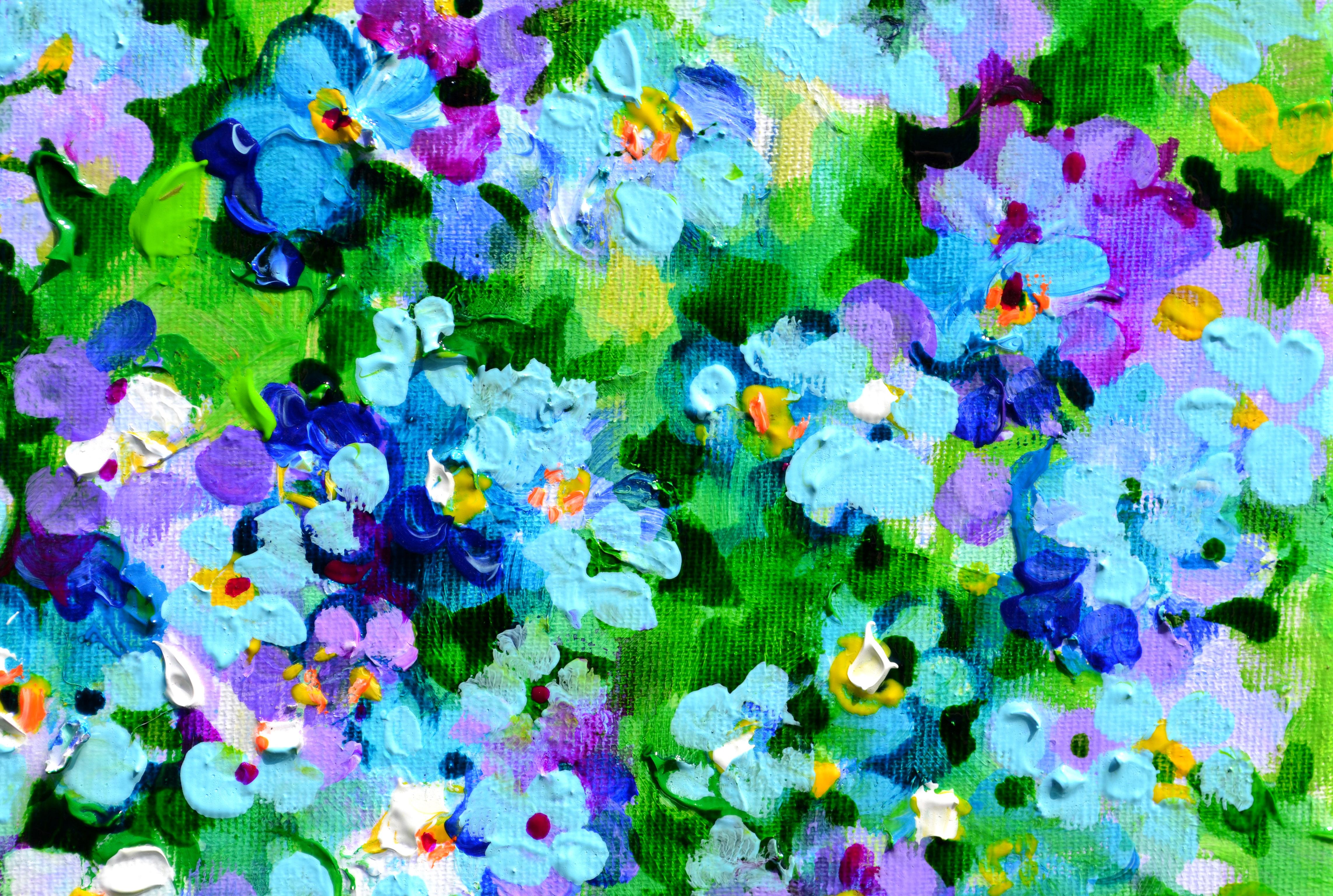 Wild Flower Field of Forget Me Not Blumenfeld 1