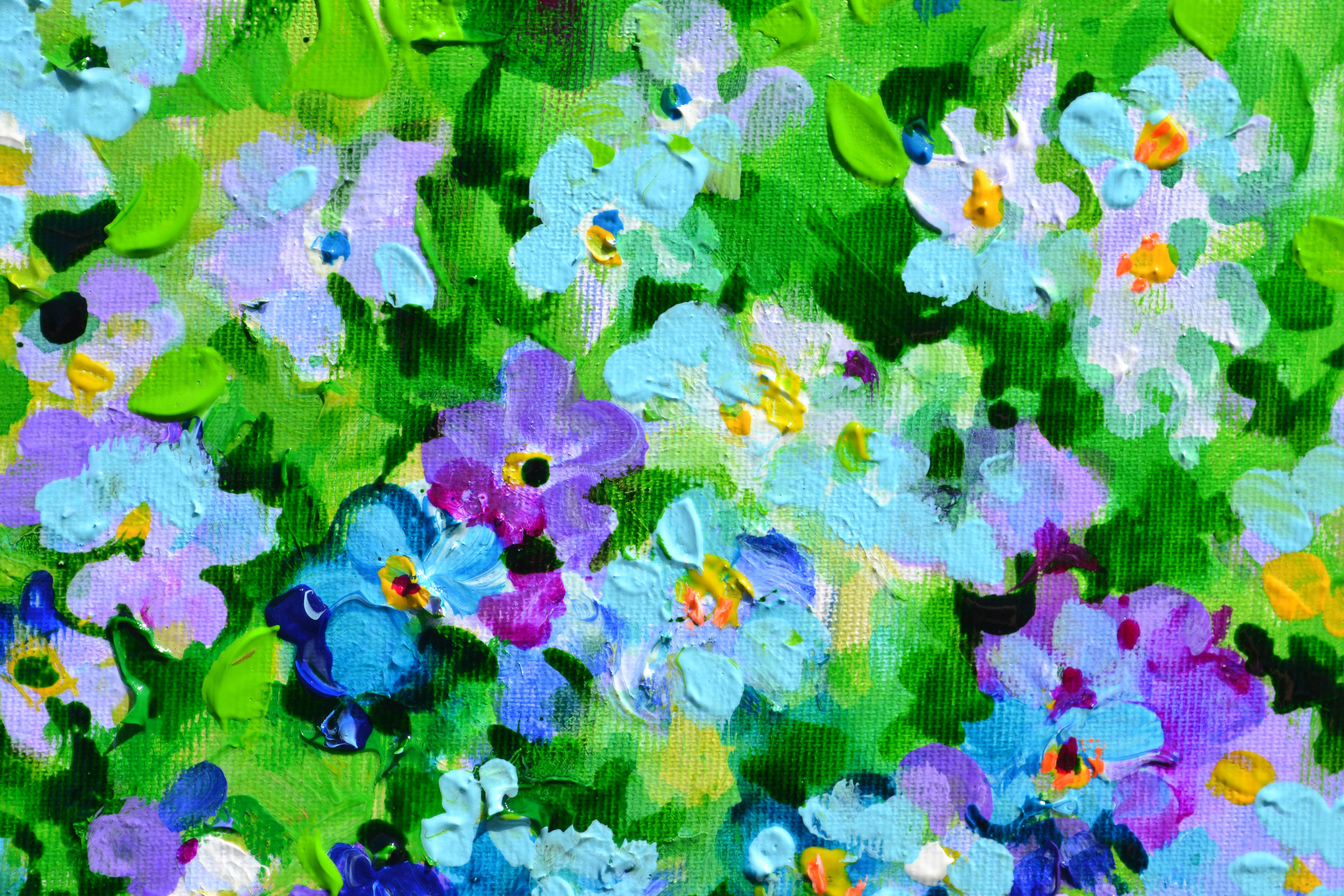 Wild Flower Field of Forget Me Not Blumenfeld 2