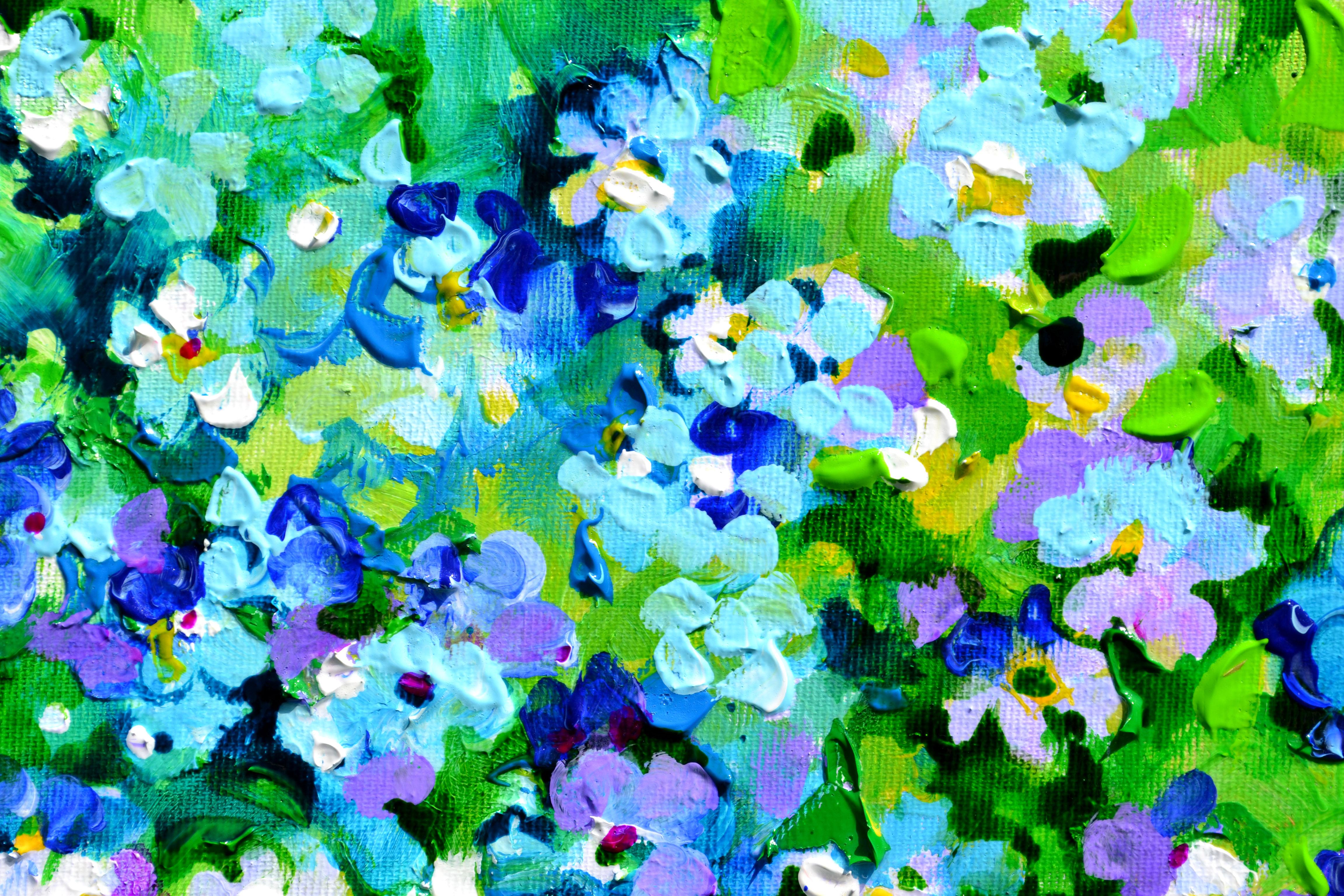 Wild Flower Field of Forget Me Not Blumenfeld 3