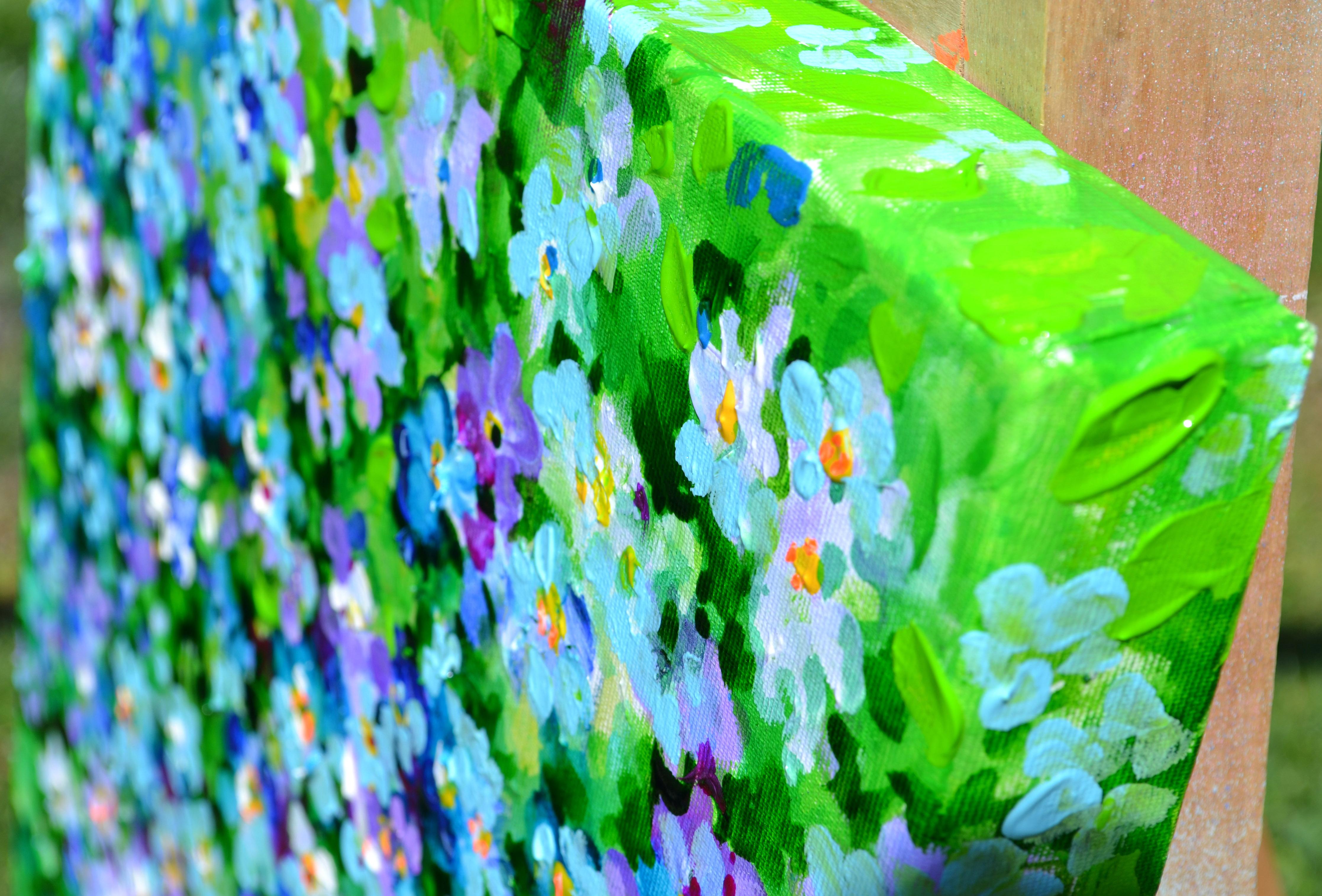 Wild Flower Field of Forget Me Not Blumenfeld 4