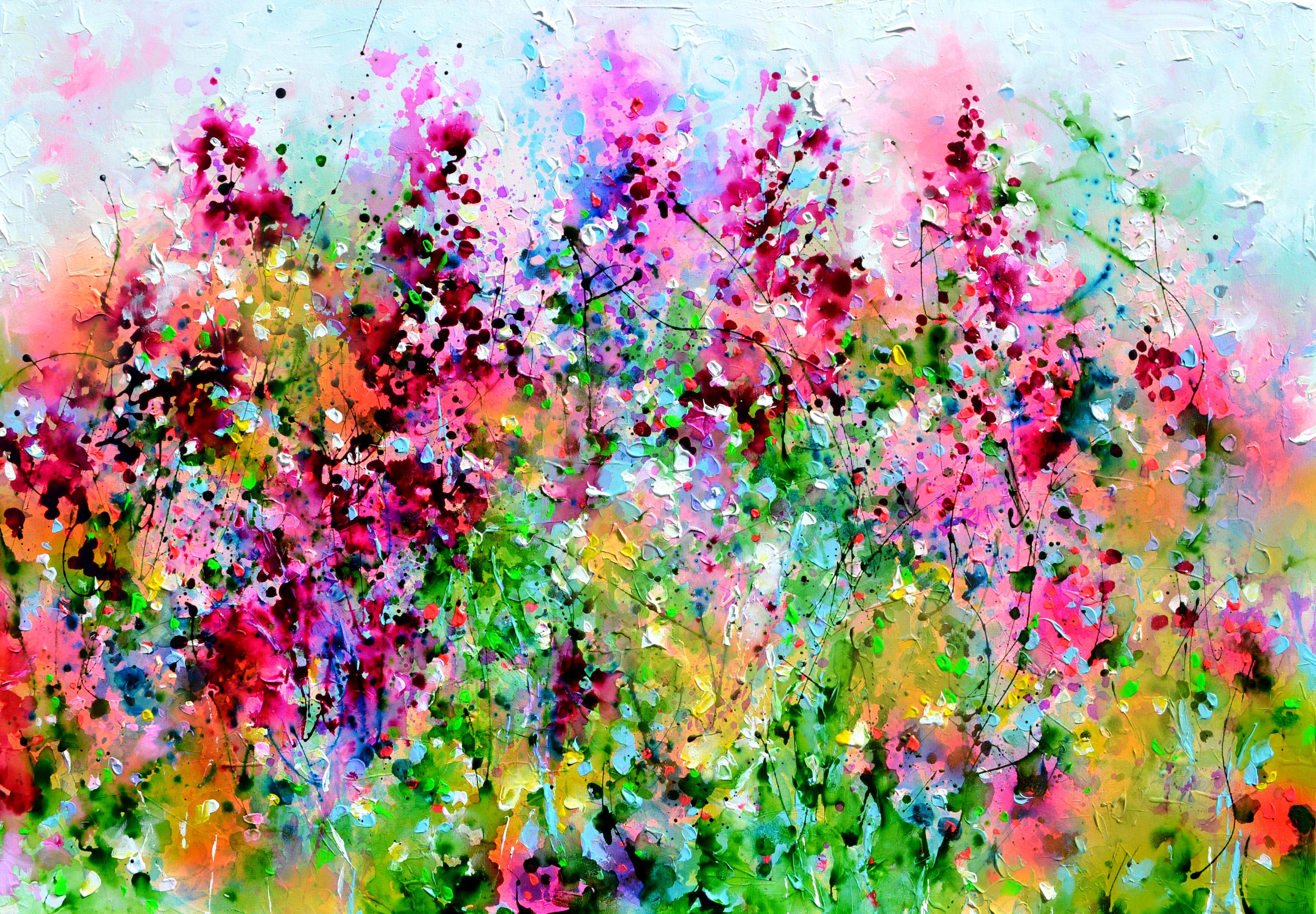 Soos Roxana Gabriela Interior Painting – Wild Summer Cottage Blumenfeld