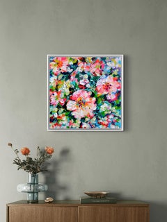 Wild White and Pink Roses