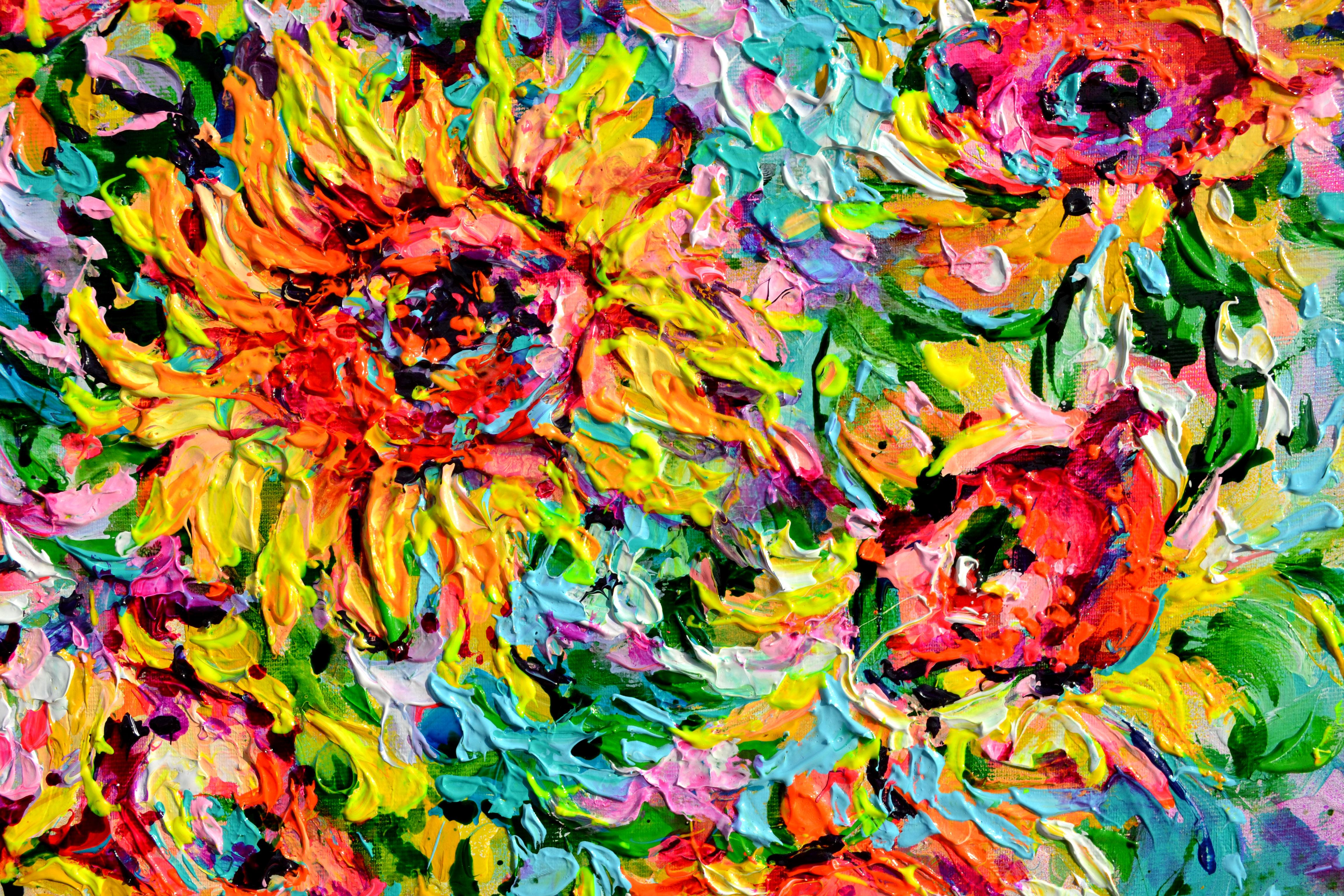 Campo de girasoles amarillos 7 6