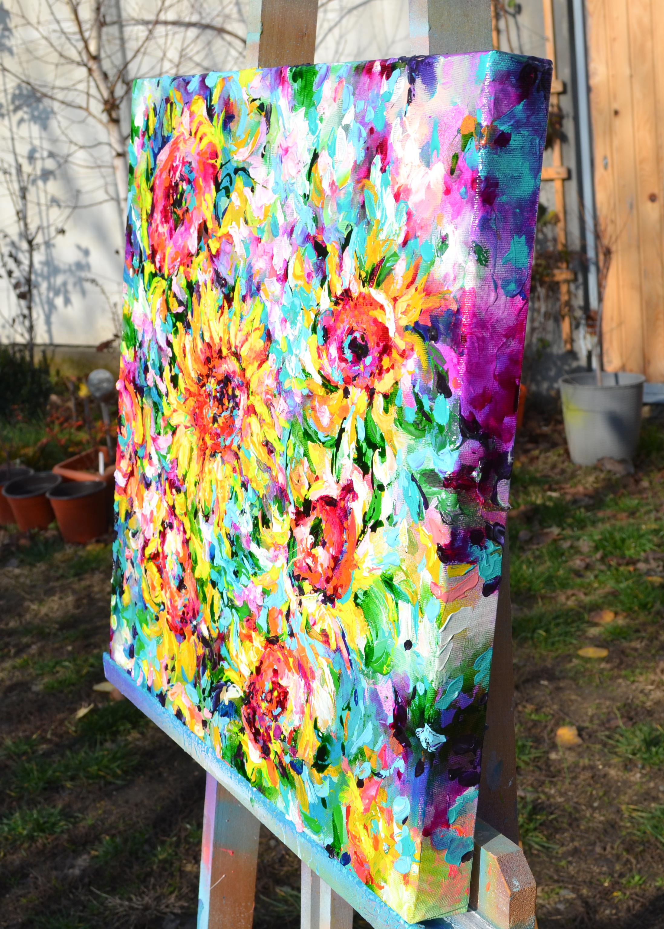Campo de girasoles amarillos 7 8