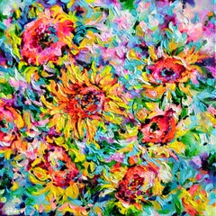 Campo de girasoles amarillos 7