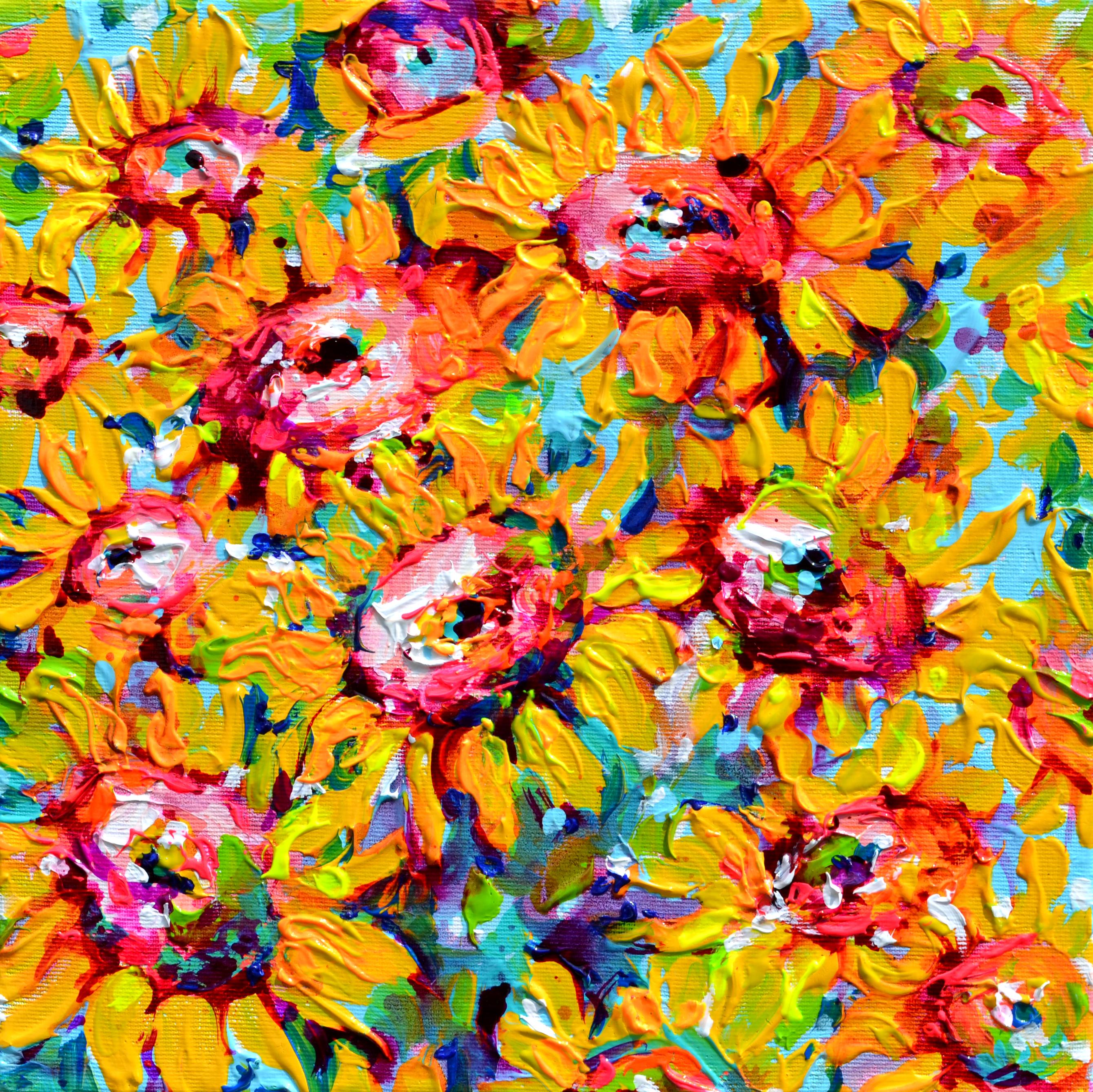 Interior Painting de Soos Roxana Gabriela - Campo de girasoles amarillos 9