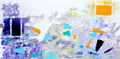 Abstract 1 - Organic Vs. Geometric, Painting, Acrylic on Canvas