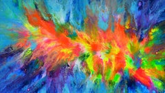 Burning Inside, Gemälde, Acryl auf Leinwand