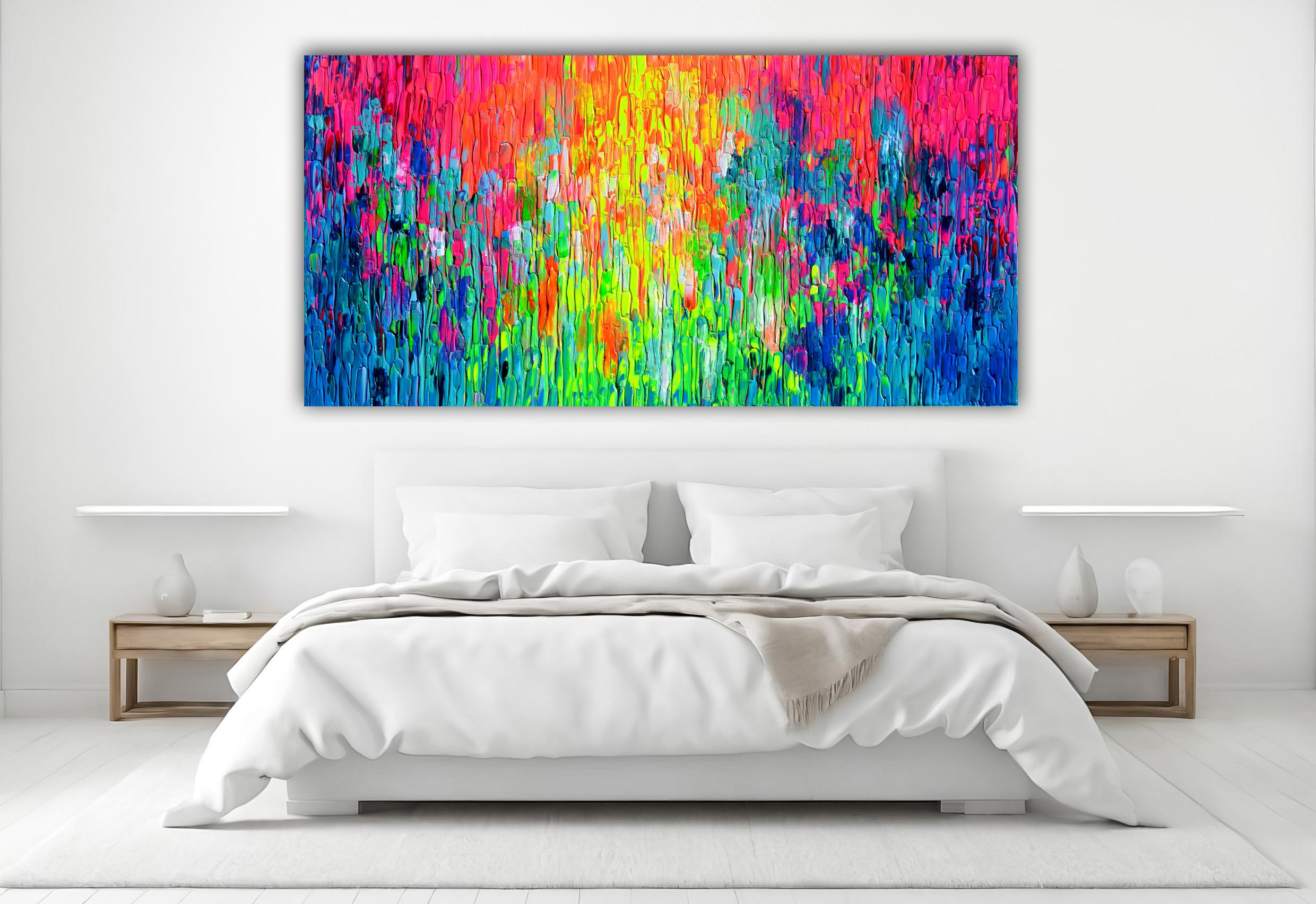 Colorful Gypsy Scarf 4 - Painting by SOOS TIBERIU