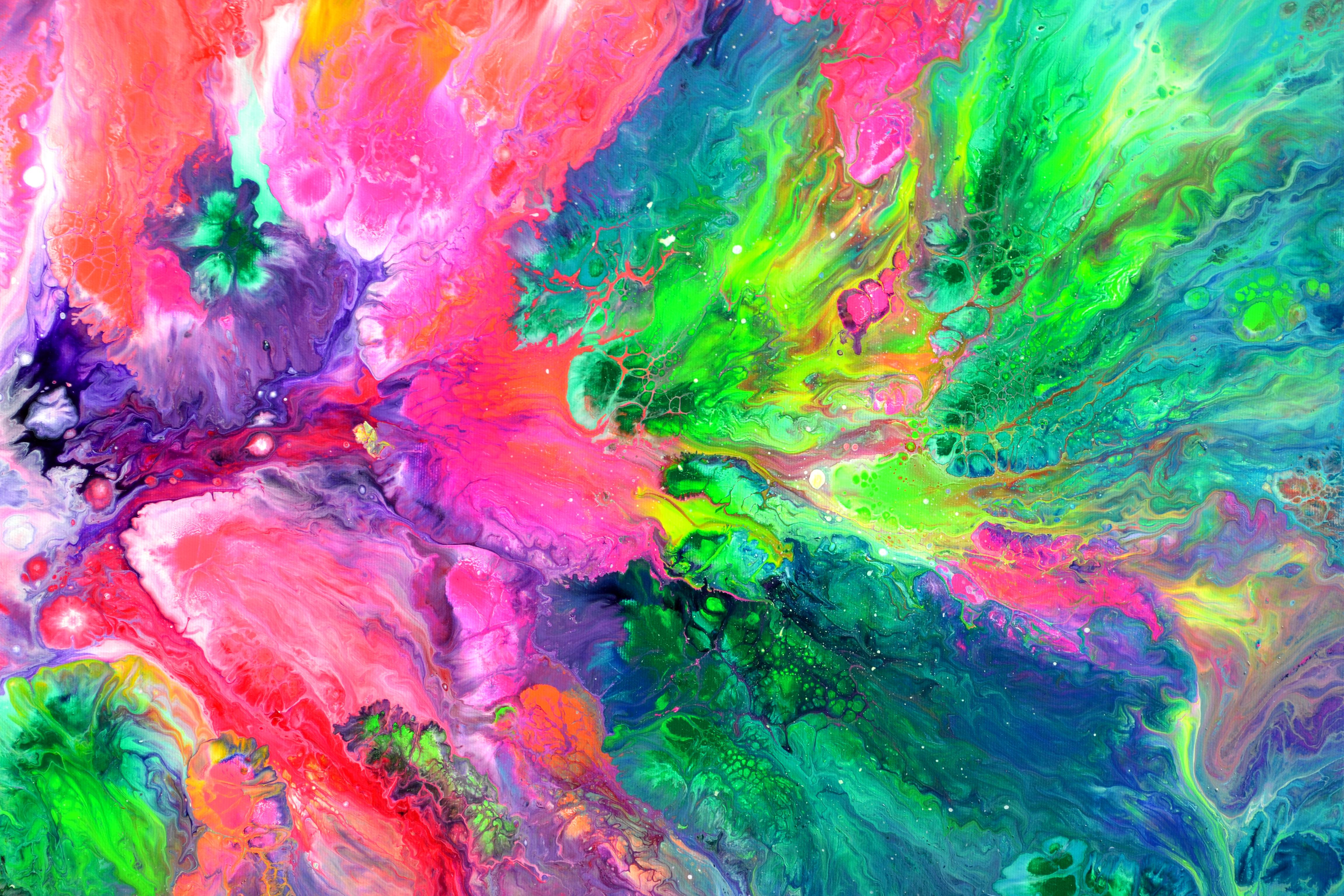 Colorful Reverie 47x31 inches Abstract Painting For Sale 9