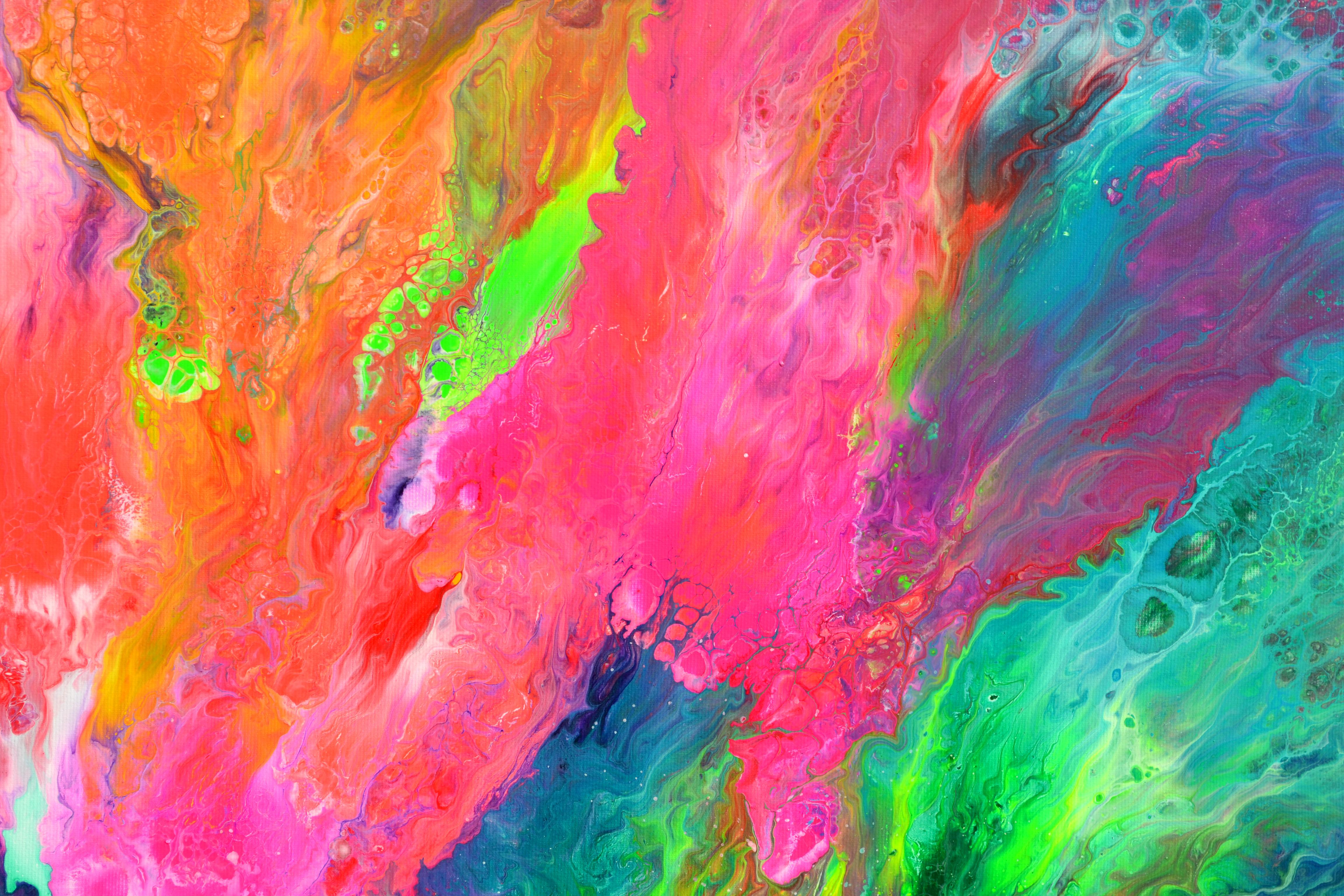 Colorful Reverie 47x31 inches Abstract Painting For Sale 10