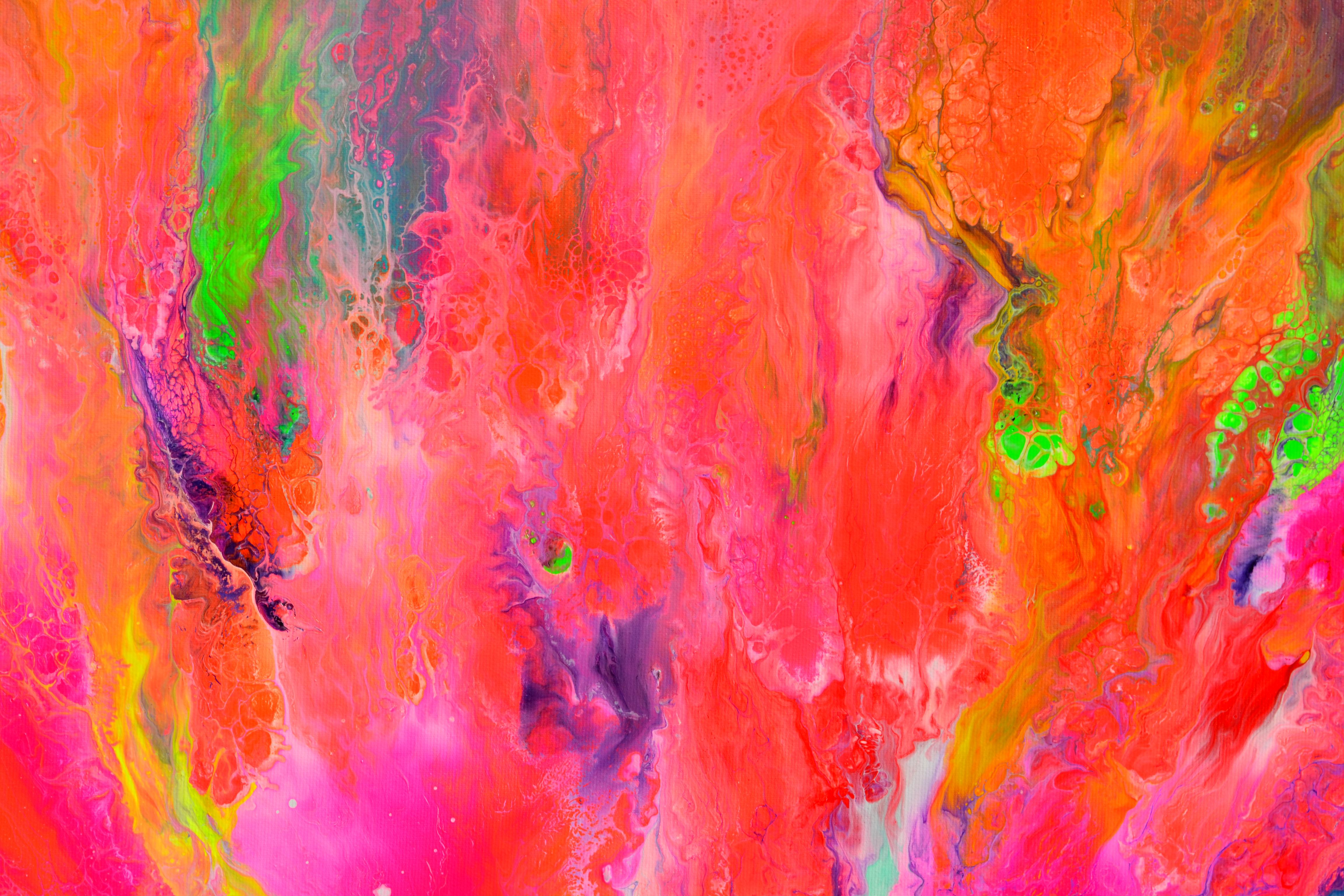 Colorful Reverie 47x31 inches Abstract Painting For Sale 11