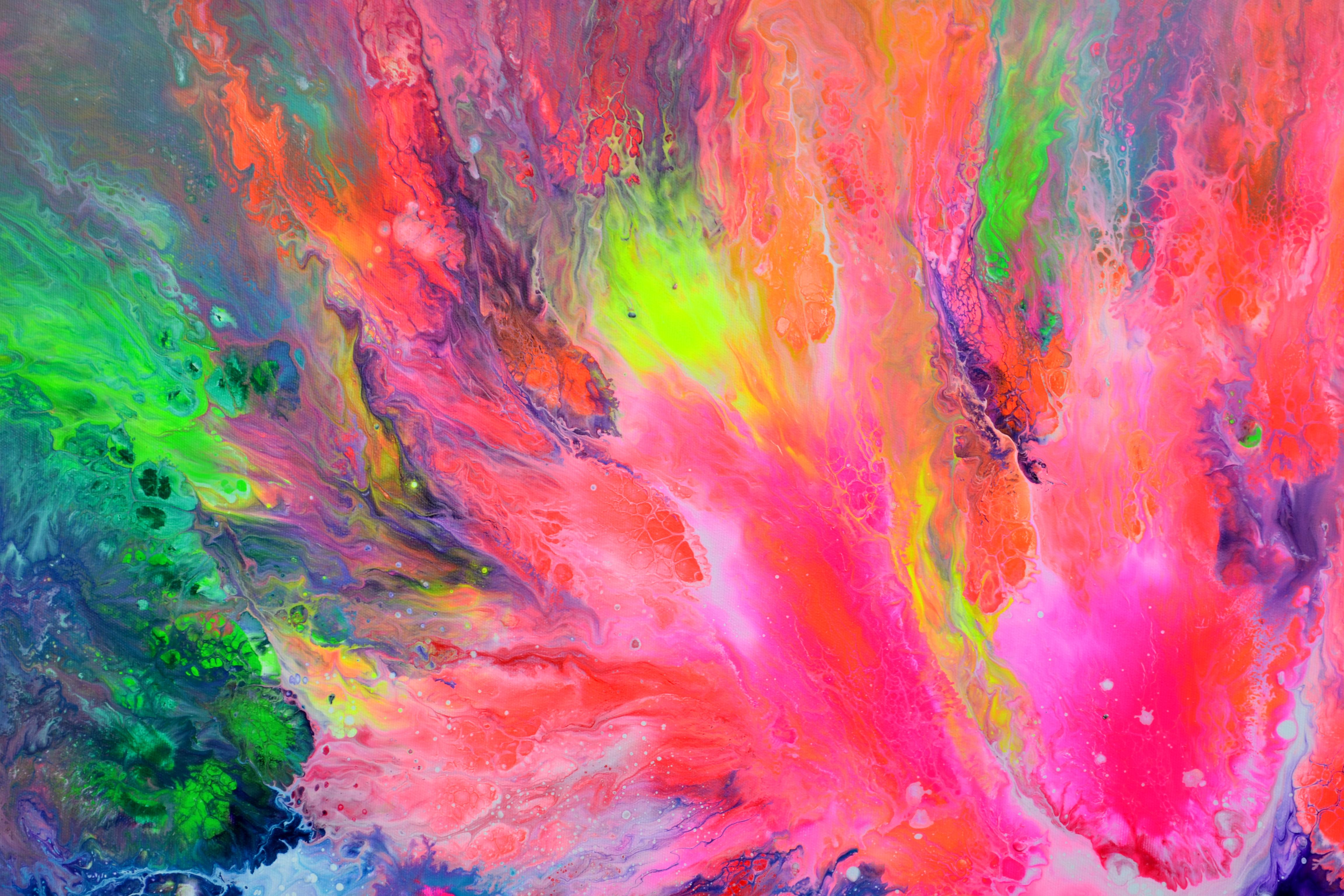 Colorful Reverie 47x31 inches Abstract Painting For Sale 3