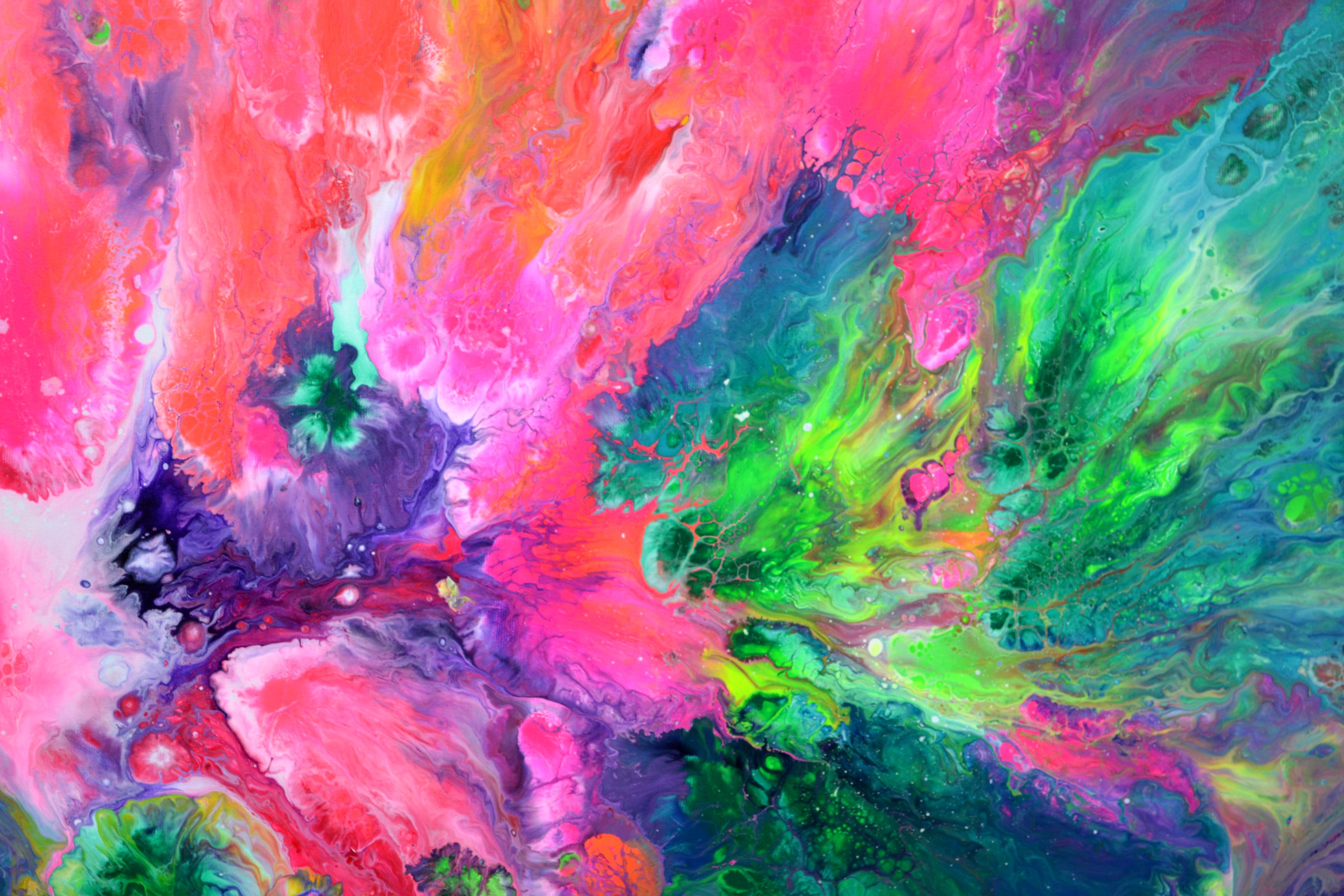 Colorful Reverie 47x31 inches Abstract Painting For Sale 5