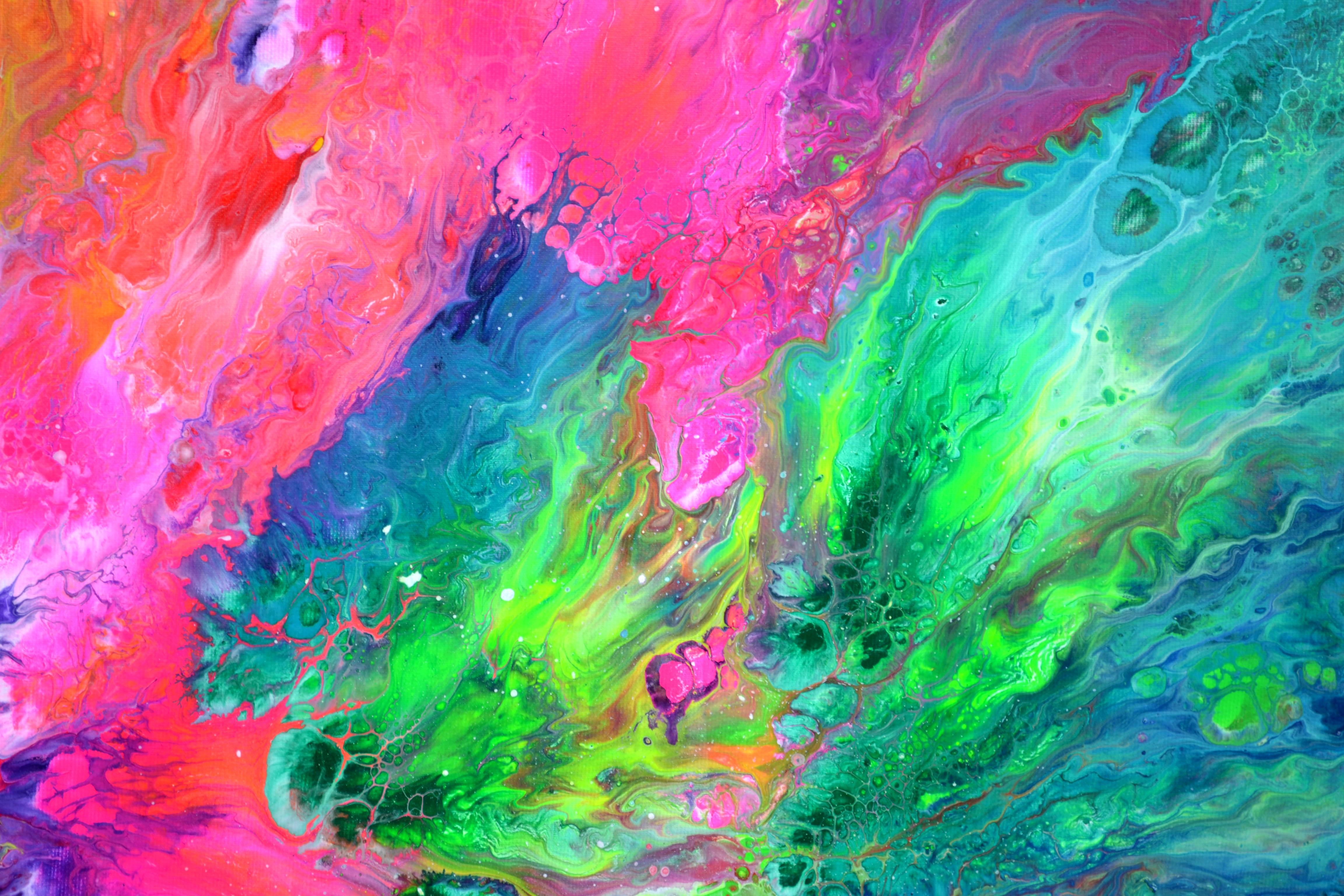 Colorful Reverie 47x31 inches Abstract Painting For Sale 6