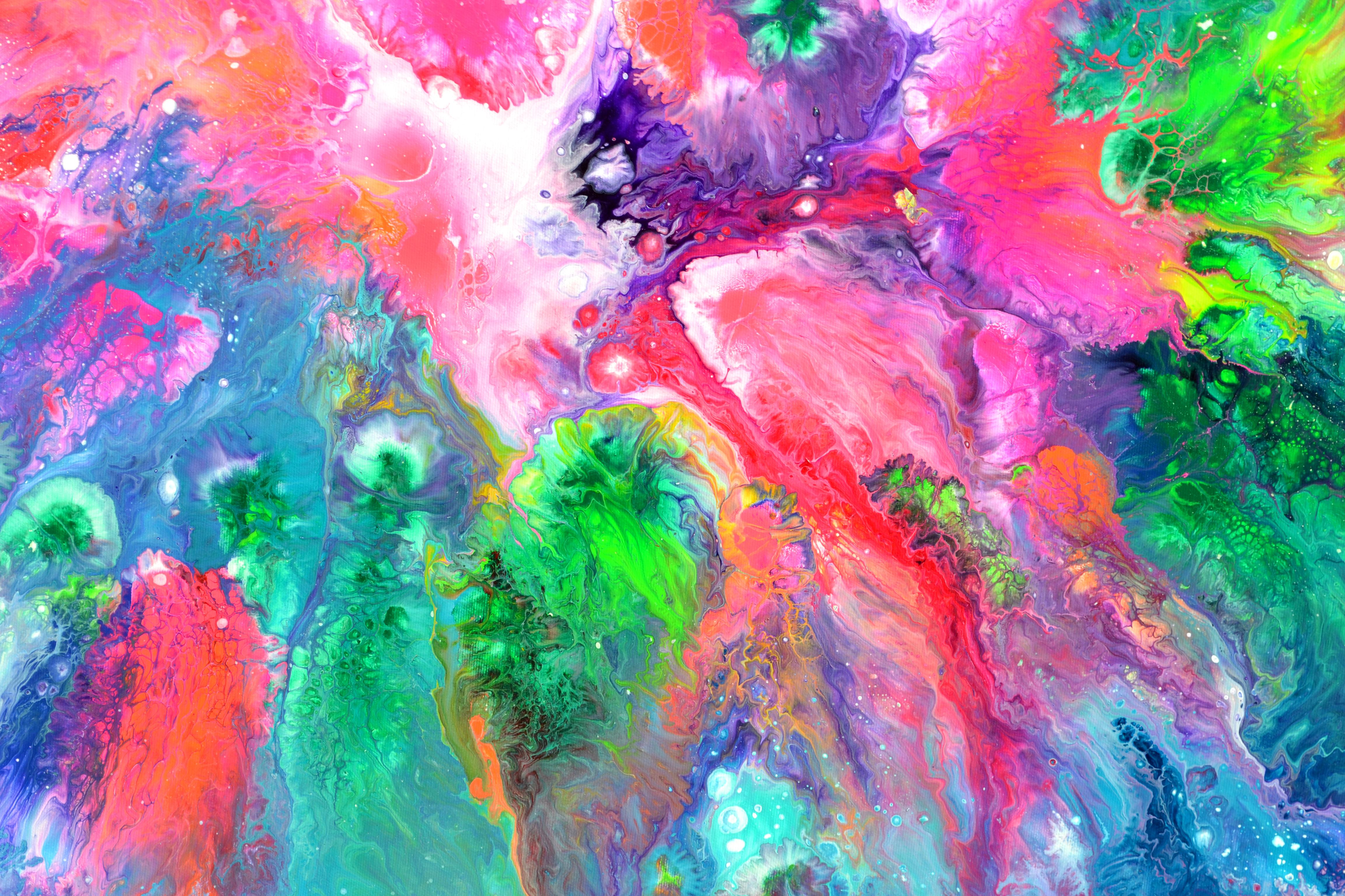 Colorful Reverie 47x31 inches Abstract Painting For Sale 8