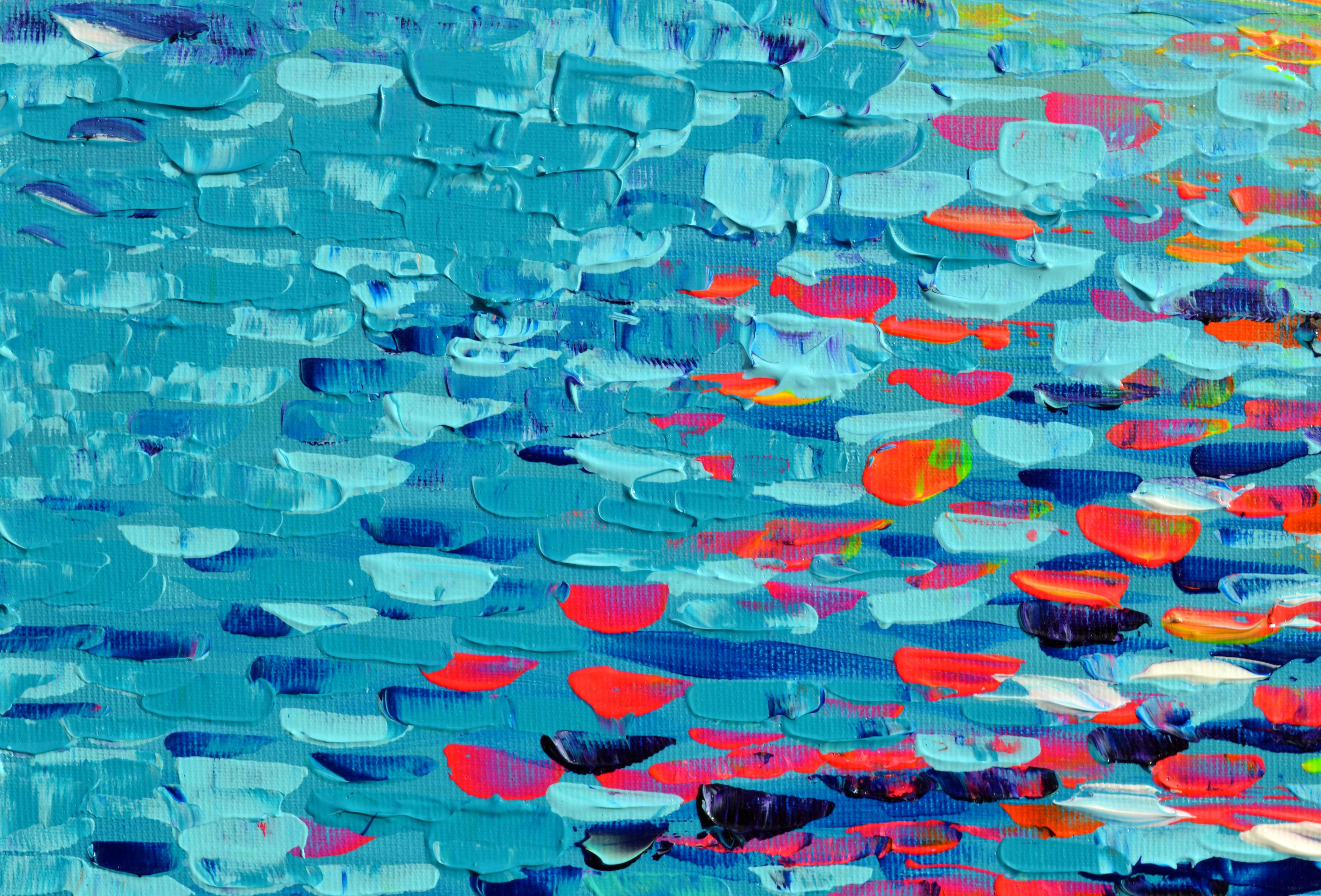 Alba colorata - Paesaggio marino 3