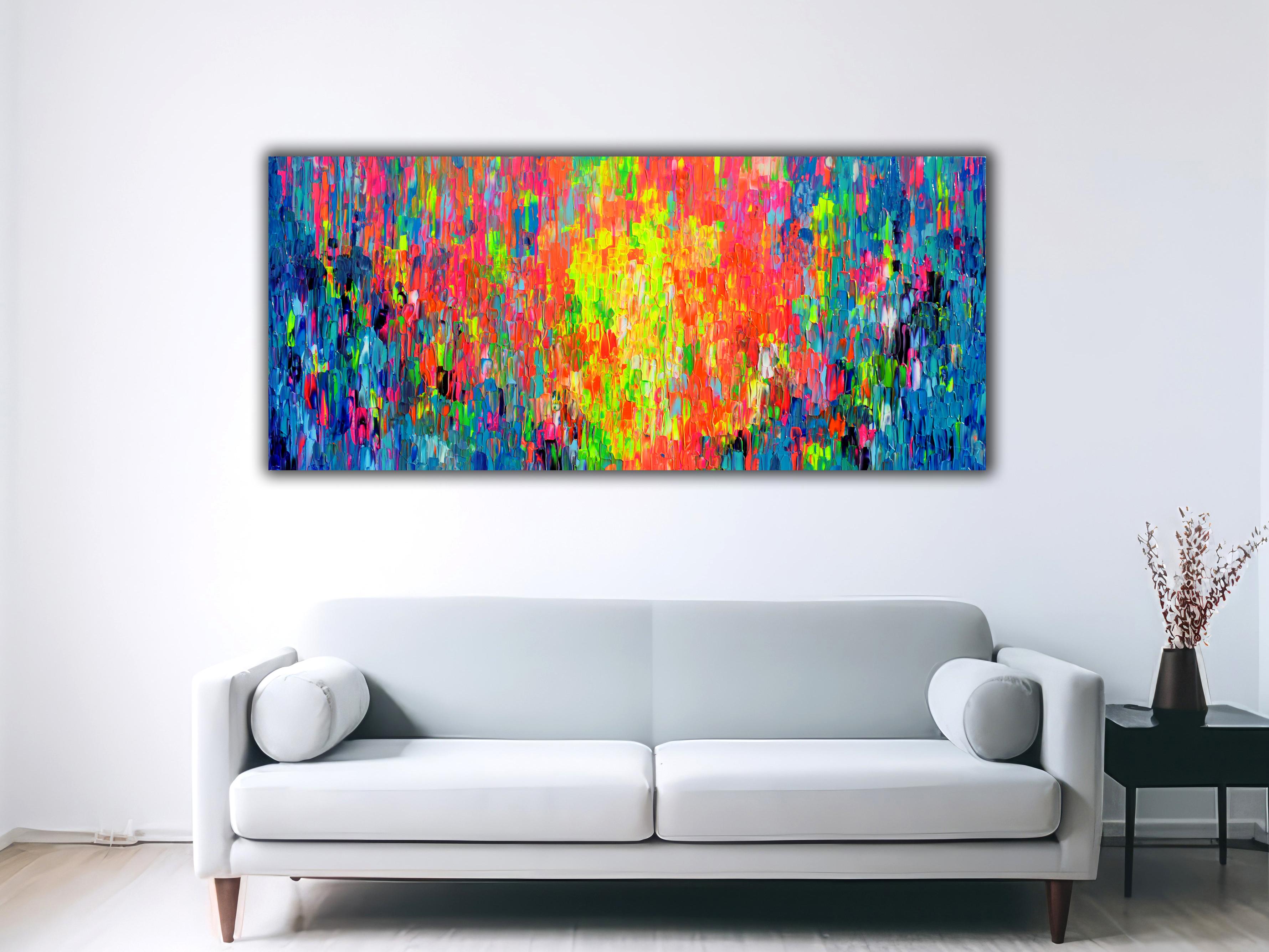 Colourful Gypsy-Schal 2 – Painting von SOOS TIBERIU