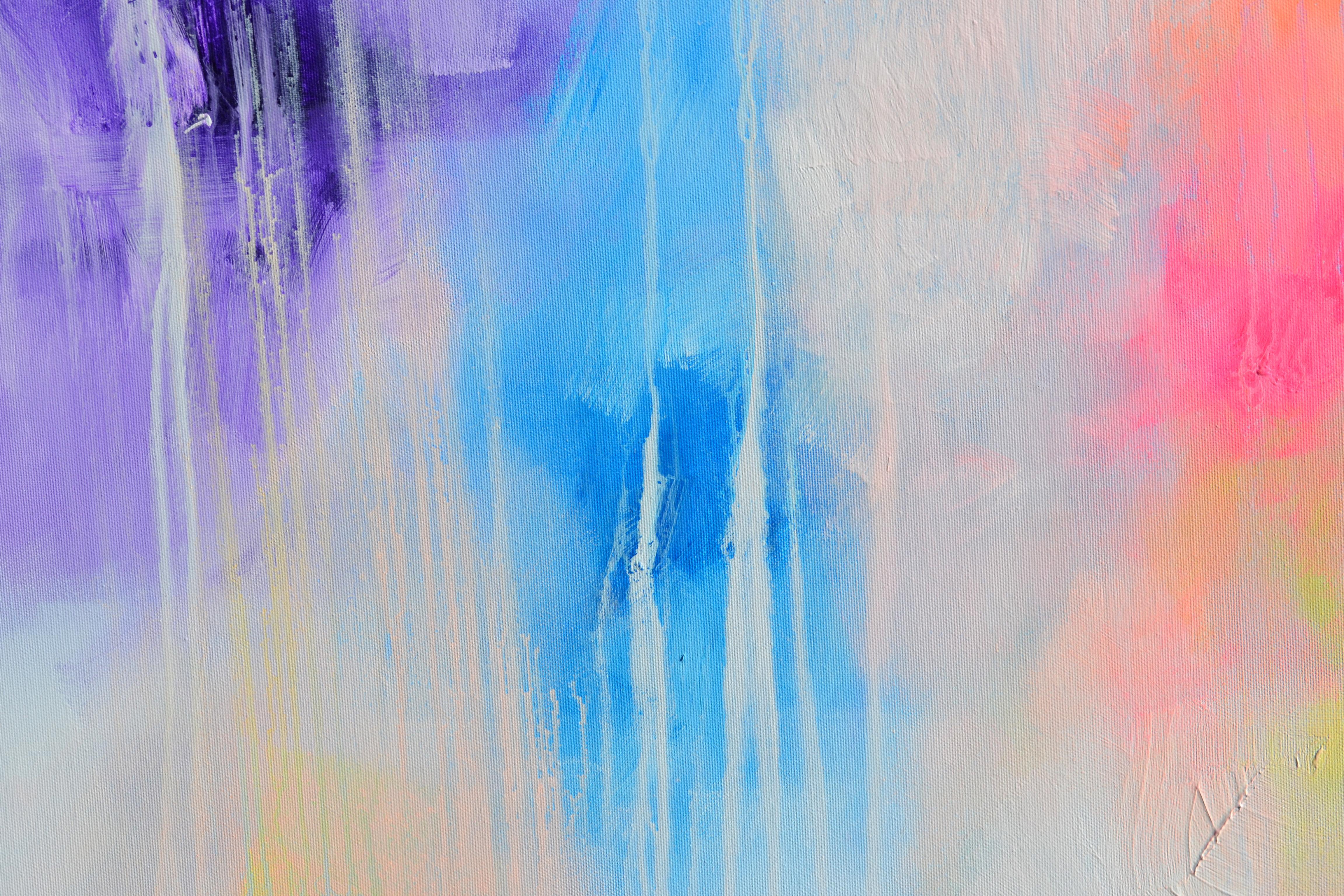 Complementary Patterns 10- Large  Abstract Painting For Sale 12