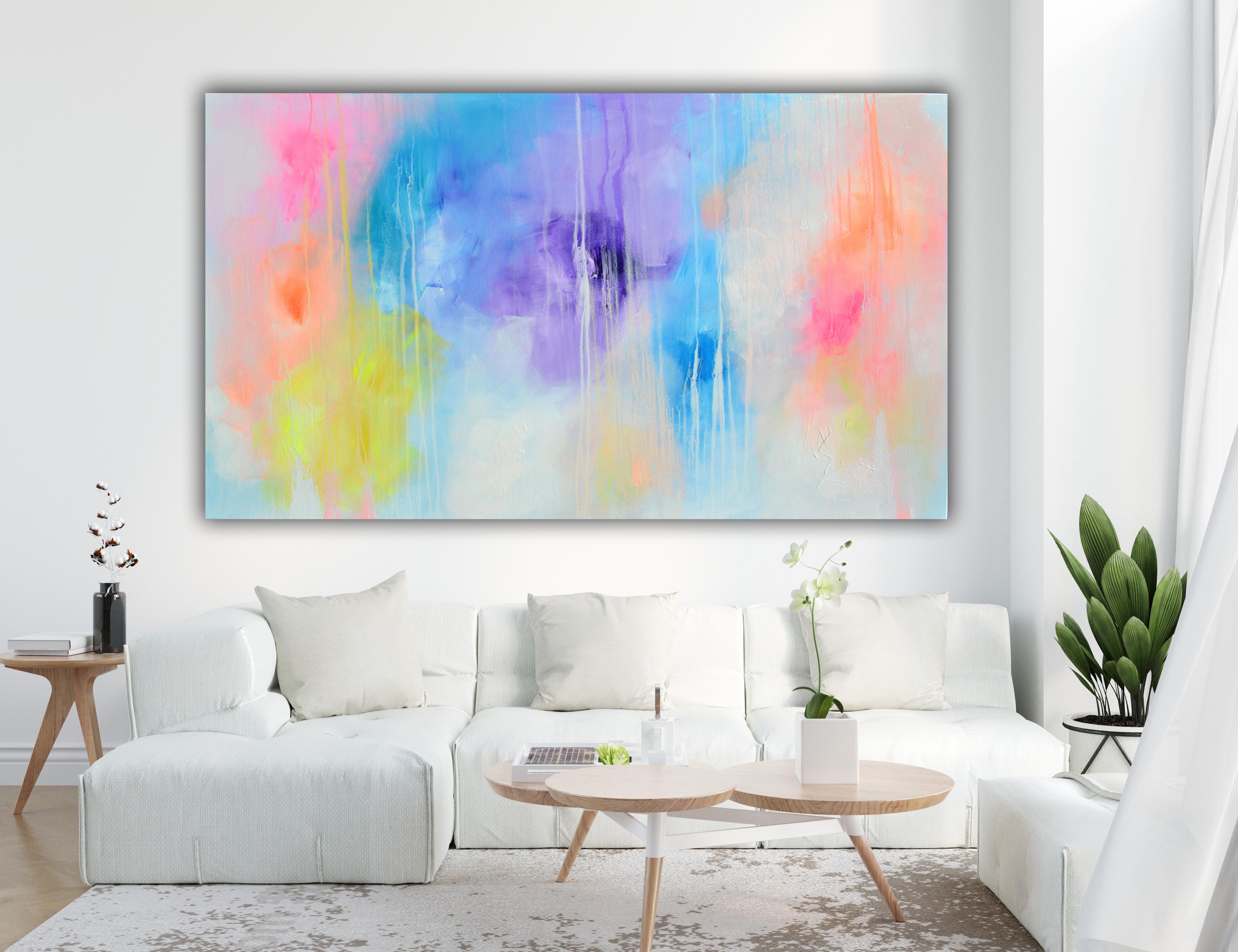 Complementary Patterns 10- Large  Abstract Painting For Sale 1