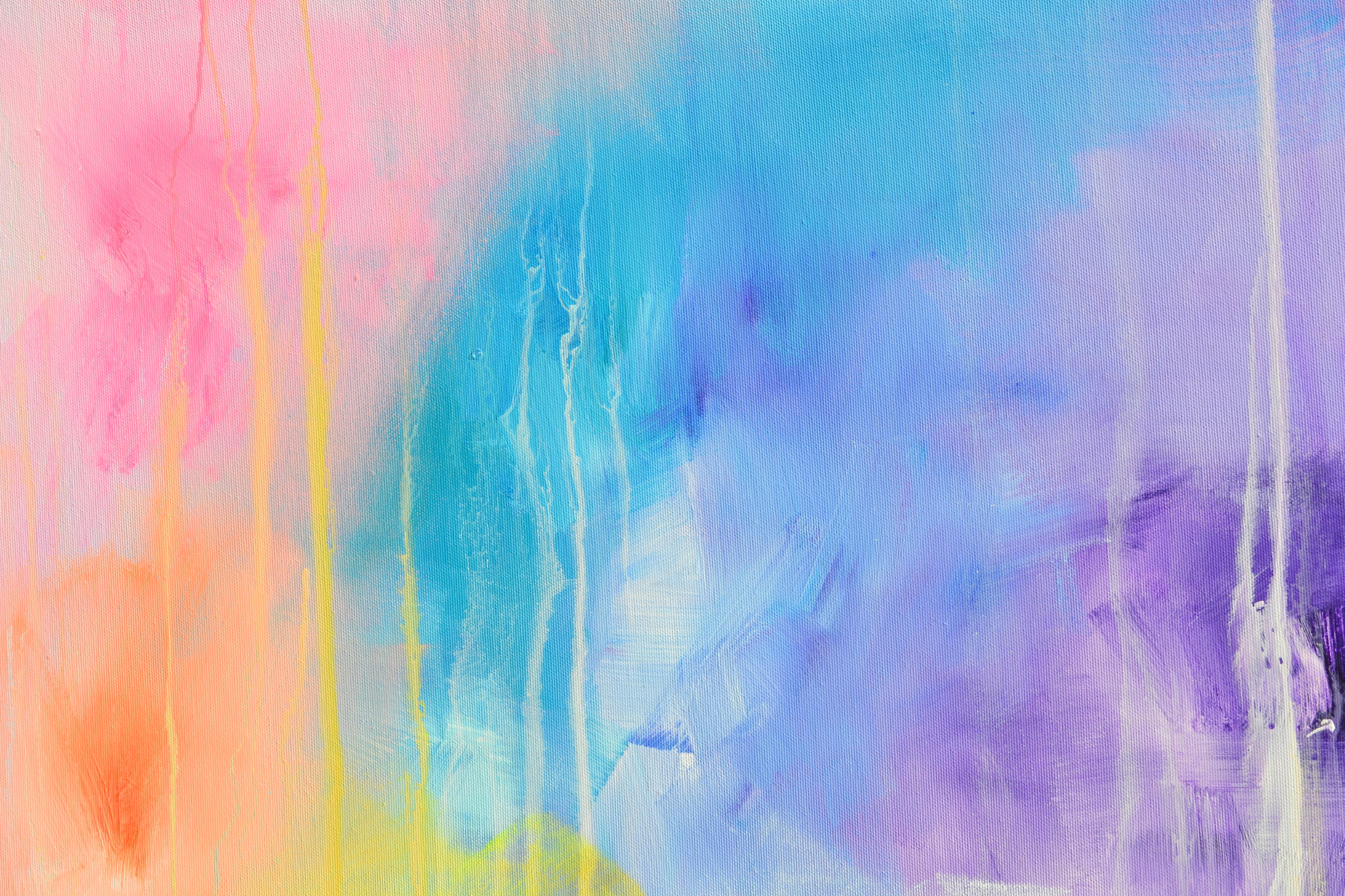 Complementary Patterns 10- Large  Abstract Painting For Sale 6