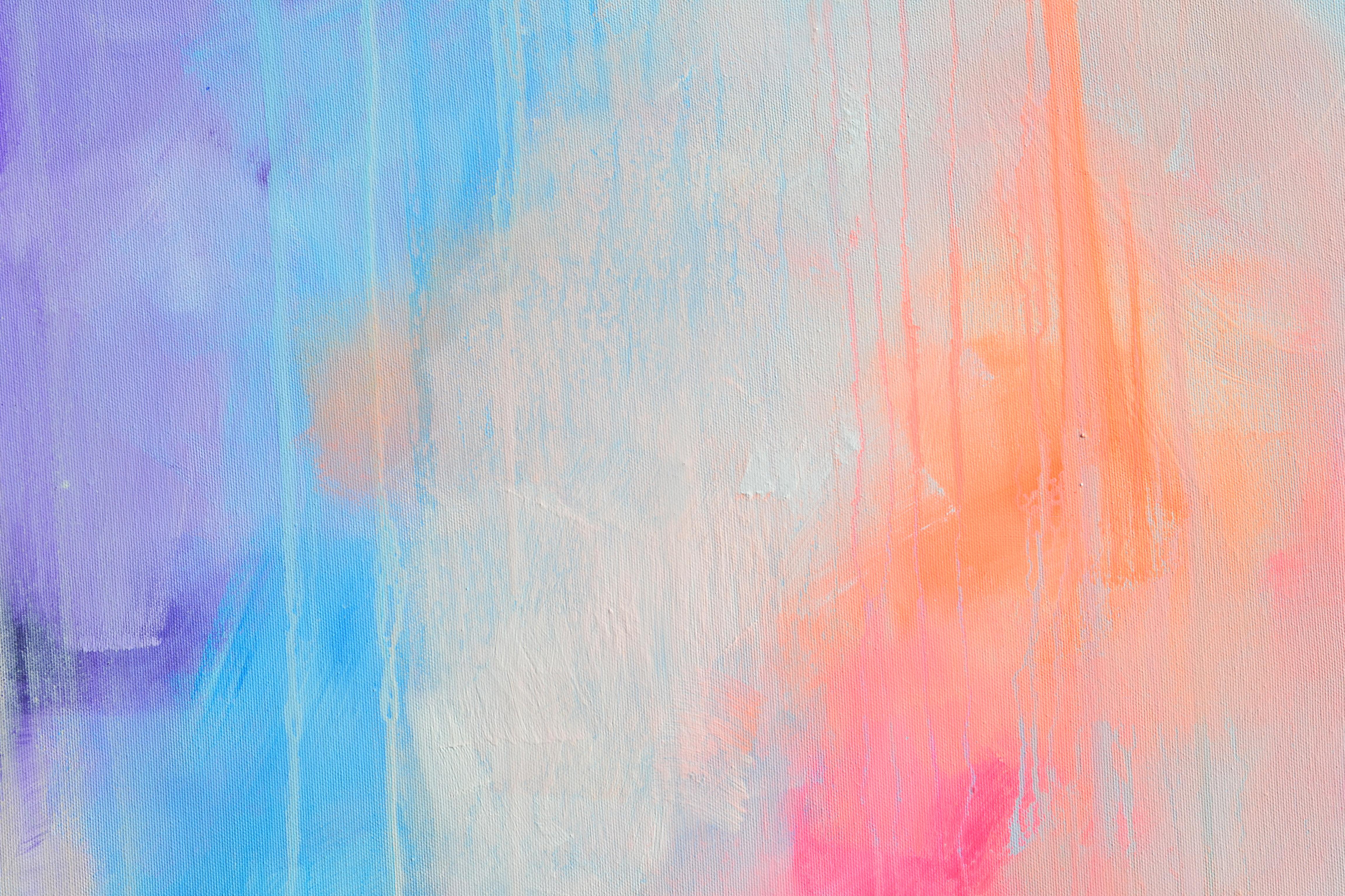 Complementary Patterns 10- Large  Abstract Painting For Sale 7