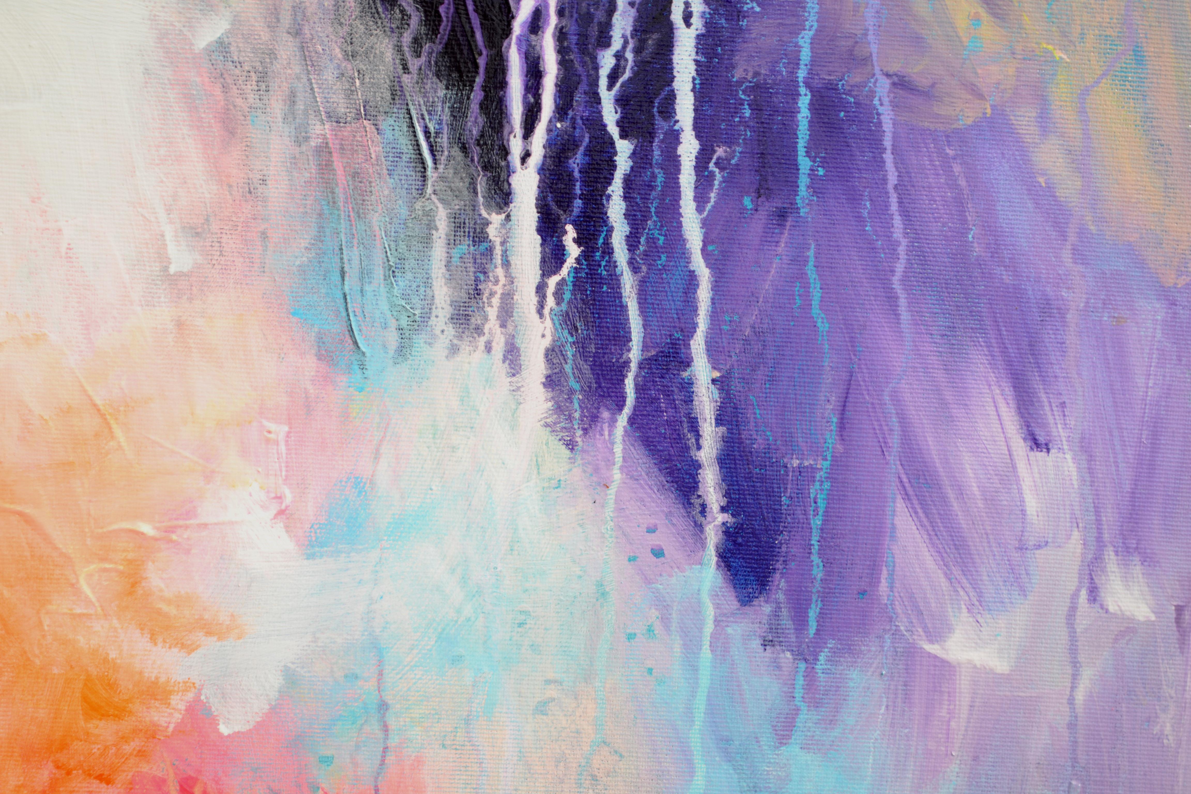 Complementary Patterns 13 - Large  Abstract Painting For Sale 9