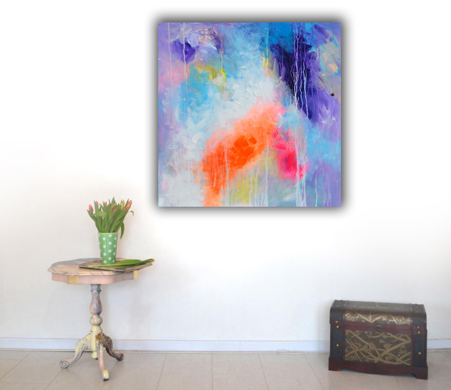 Complementary Patterns 13 - Large  Abstract Painting For Sale 1