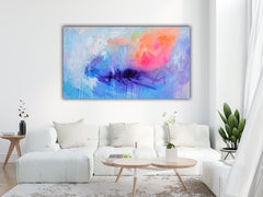 Complementary Patterns 14 - Large Abstract Painting, European School Signed 2025