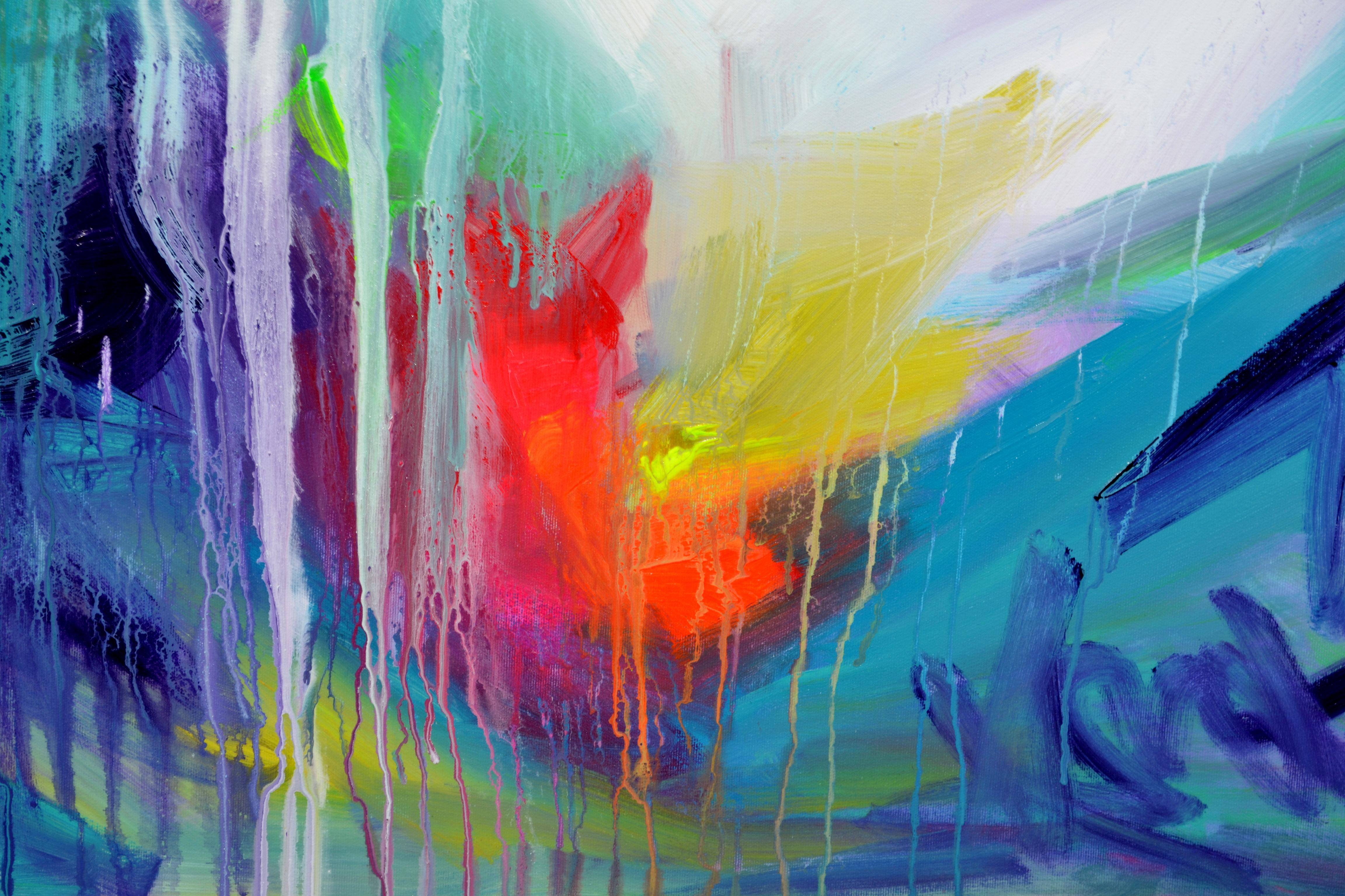 Complementary Patterns 19 - Abstract Painting by SOOS TIBERIU