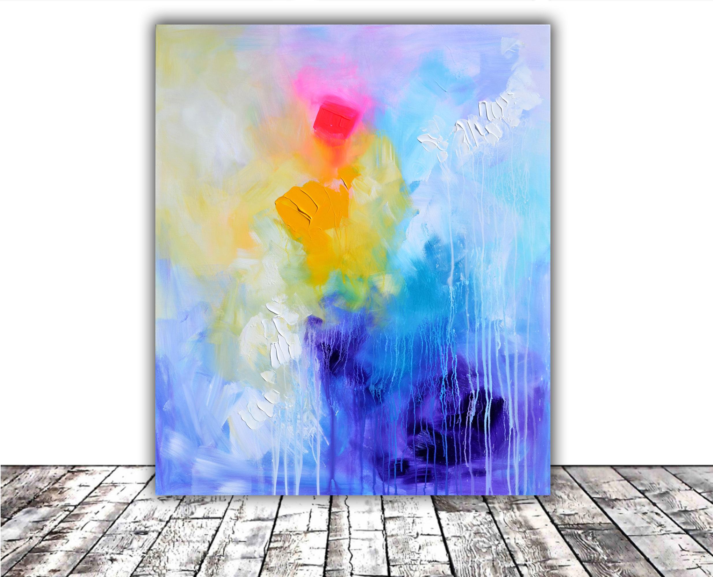 Complementary Patterns 3- Large  Abstract Painting For Sale 1