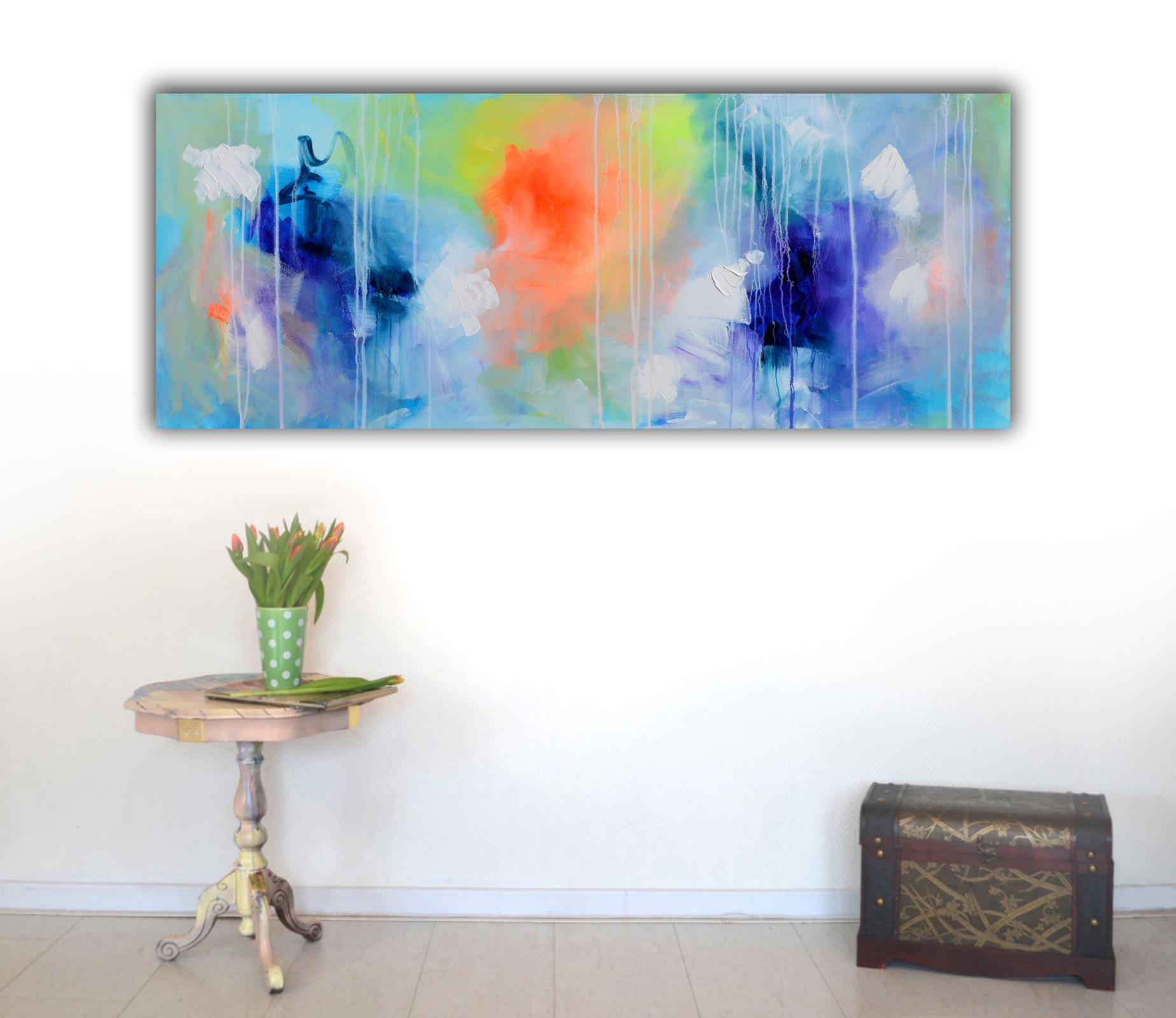 Complementary Patterns 4- Large  Abstract Painting For Sale 1