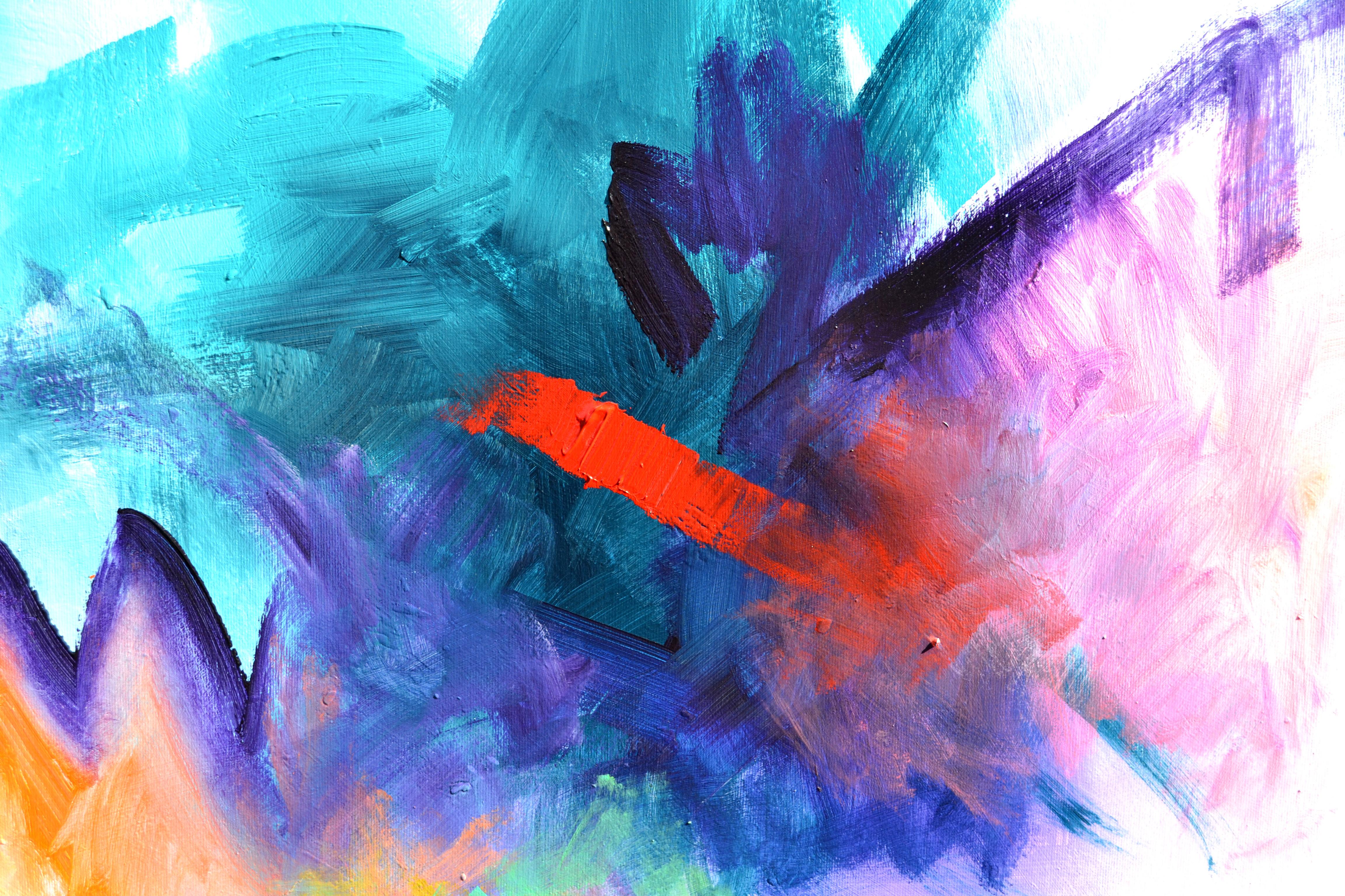Contrasti - Abstract Painting Grigio di SOOS TIBERIU
