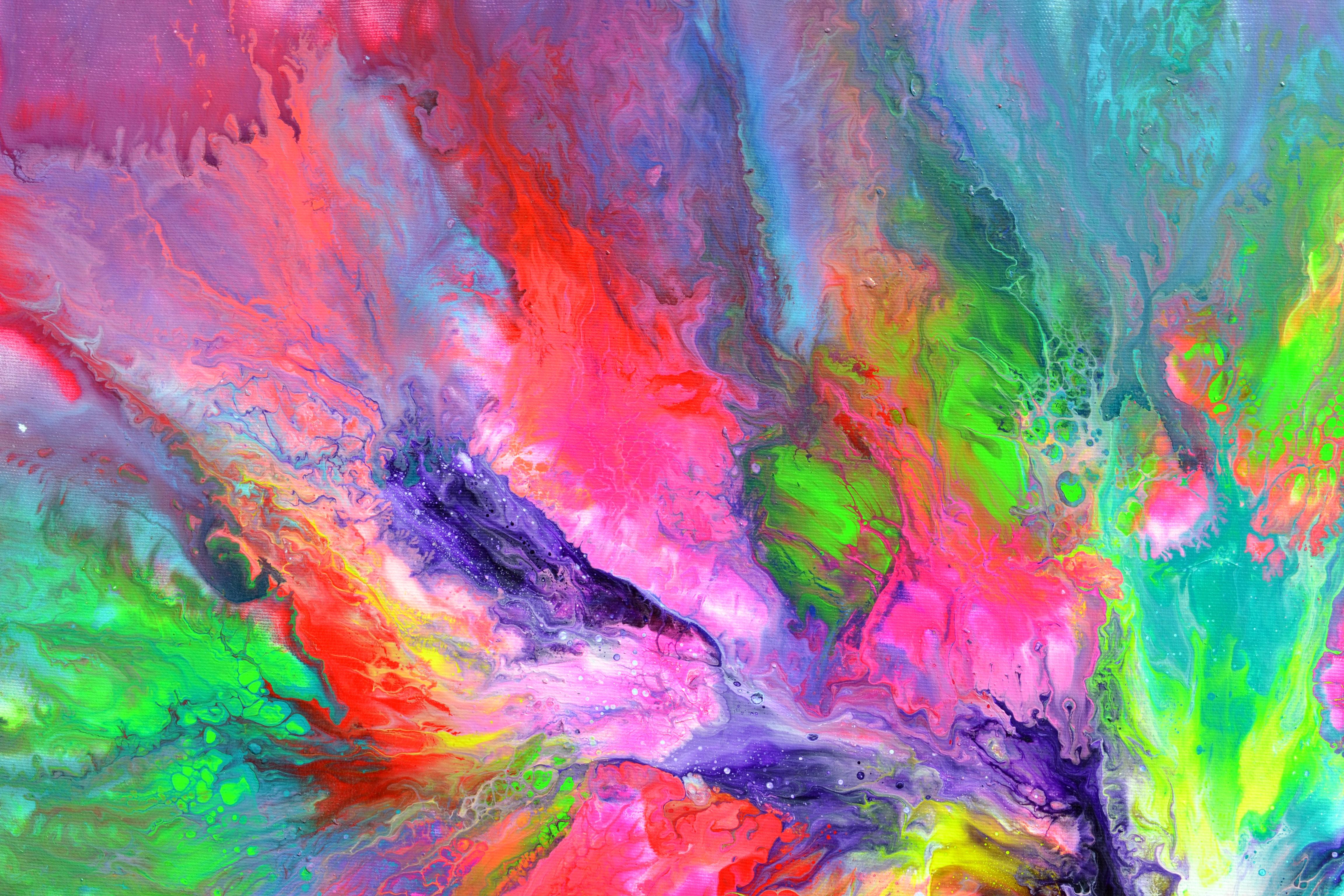 Earth Energy 40x30 inches Abstract Painting For Sale 3