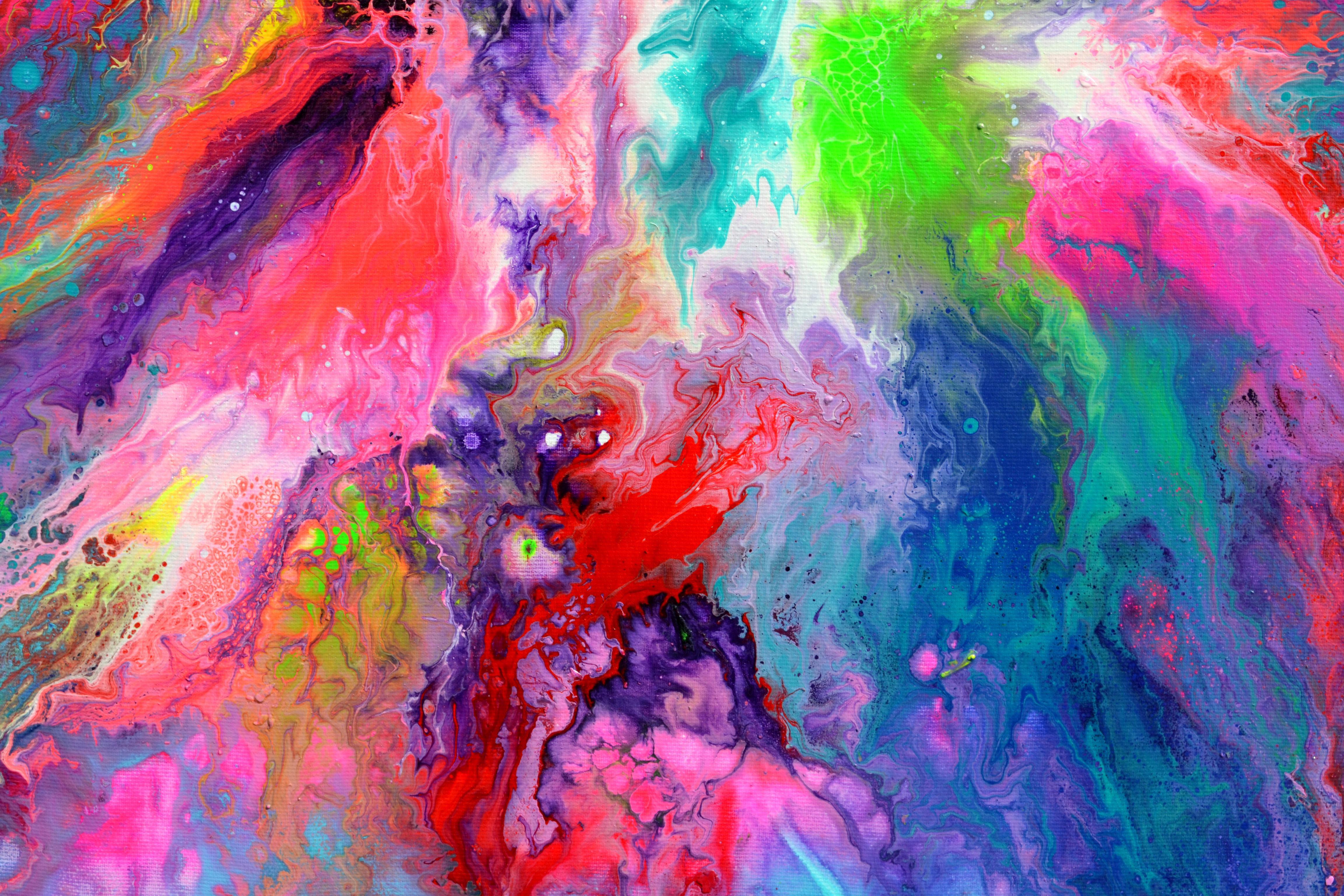 Earth Energy 40x30 inches Abstract Painting For Sale 5