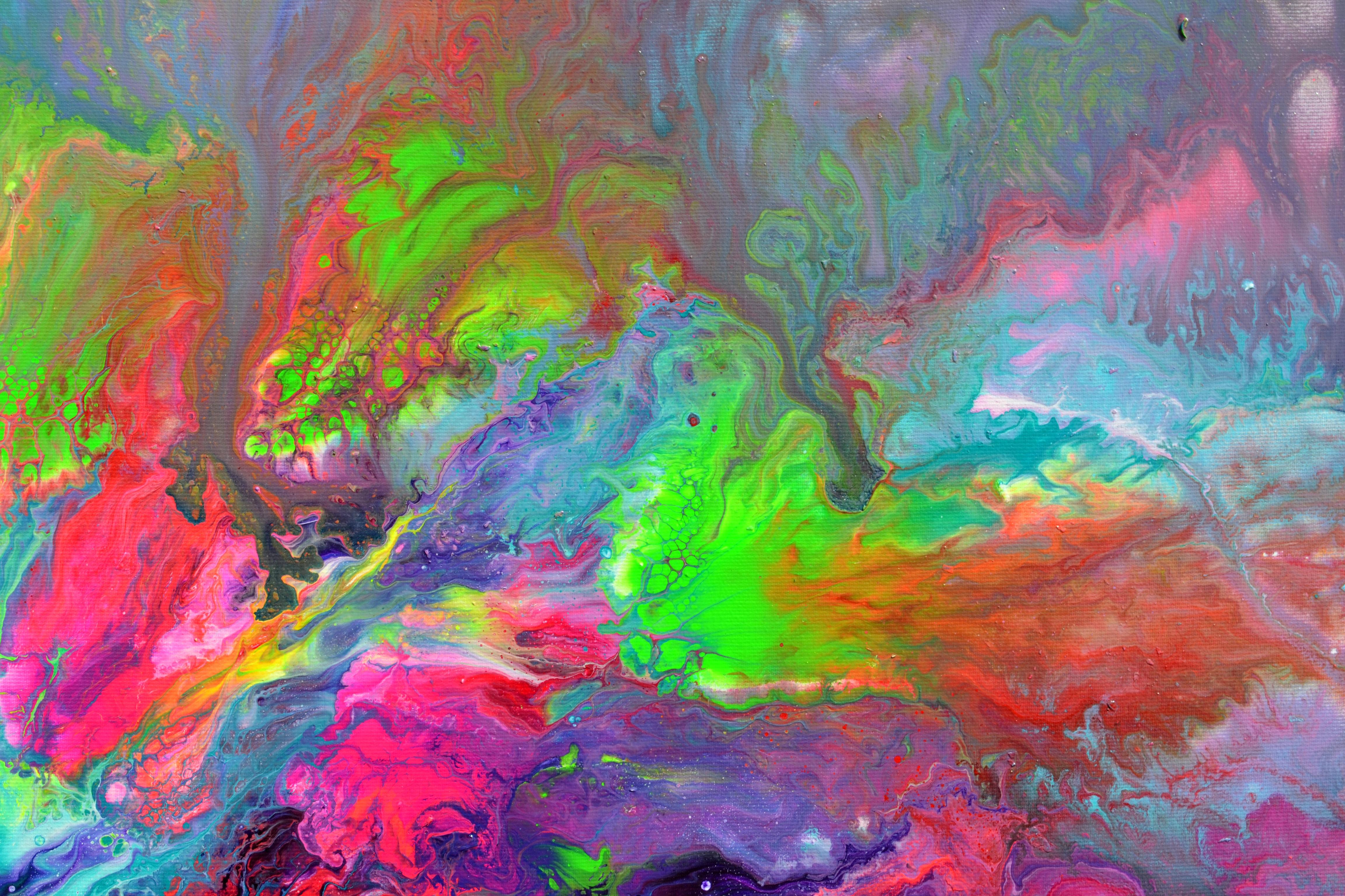 Earth Energy 40x30 inches Abstract Painting For Sale 7