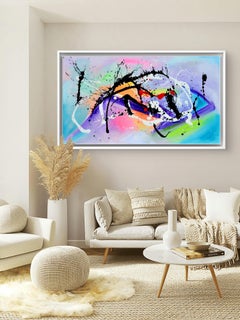 Elementi - Quadro astratto colorato di grandi dimensioni