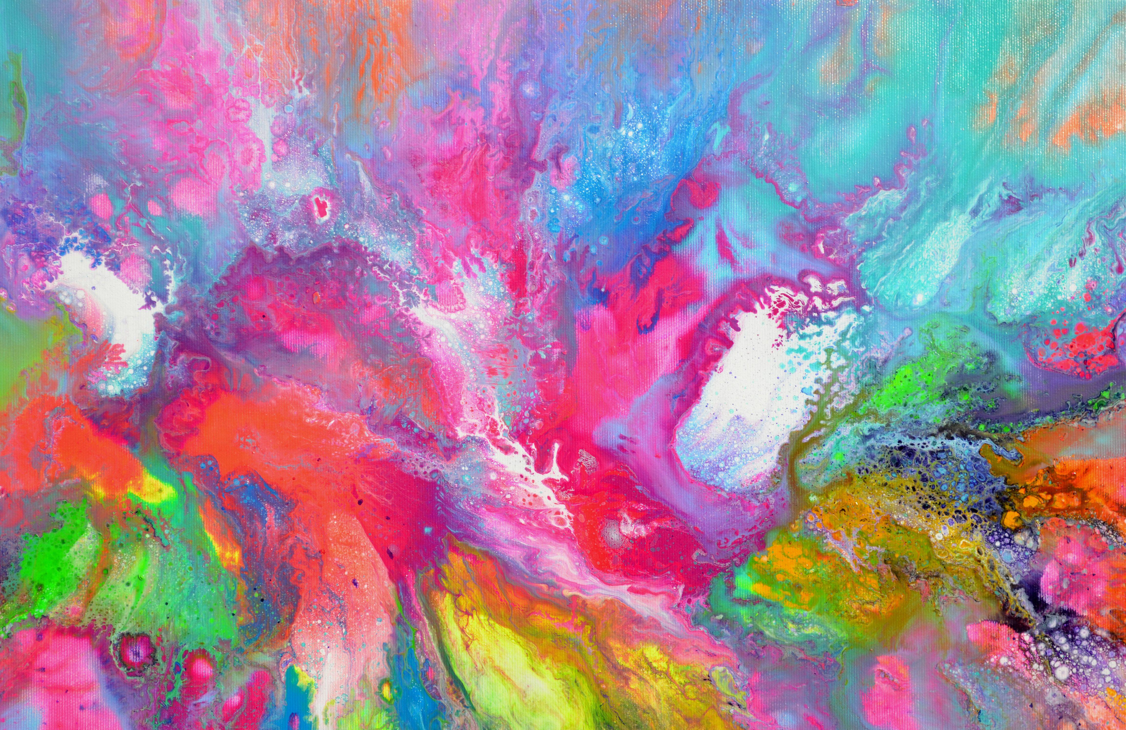 Flowing Energy 11, Painting, Acrylic on Canvas 1