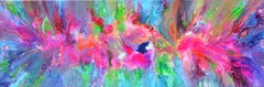 Flowing Energy 30 - Large Colorful Vivid Abstract Painting