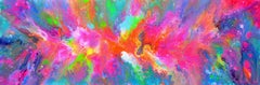 Flowing Energy 32 - Large Colorful Vivid Abstract Painting