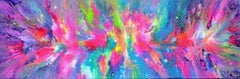 Flowing Energy 33 - Large Colorful Vivid Abstract Painting