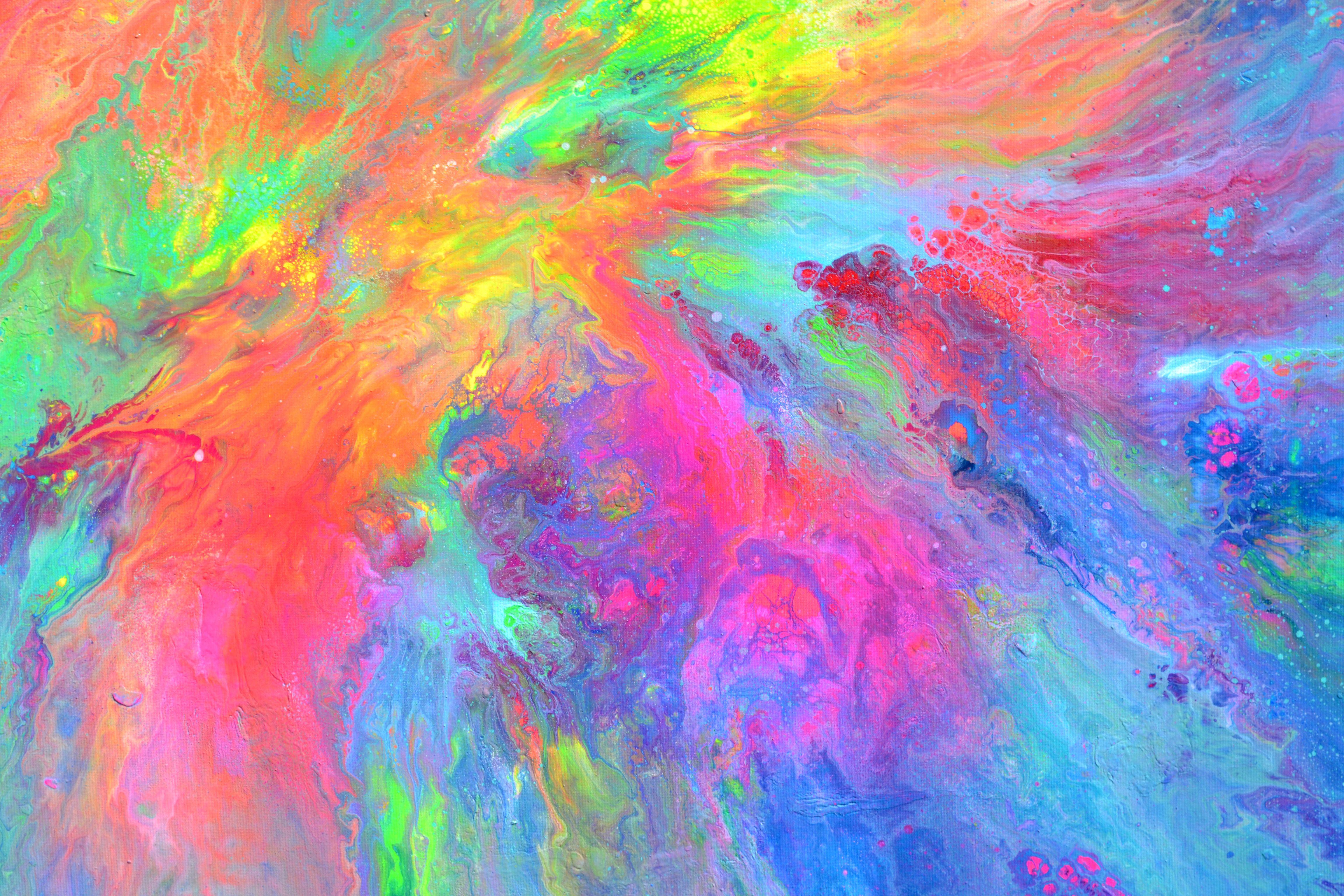 Energia fluente 4, Pittura, Acrilico su tela - Abstract Painting Grigio di SOOS TIBERIU