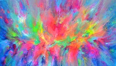 Energía Fluyente 4, Pintura, Acrílico sobre lienzo