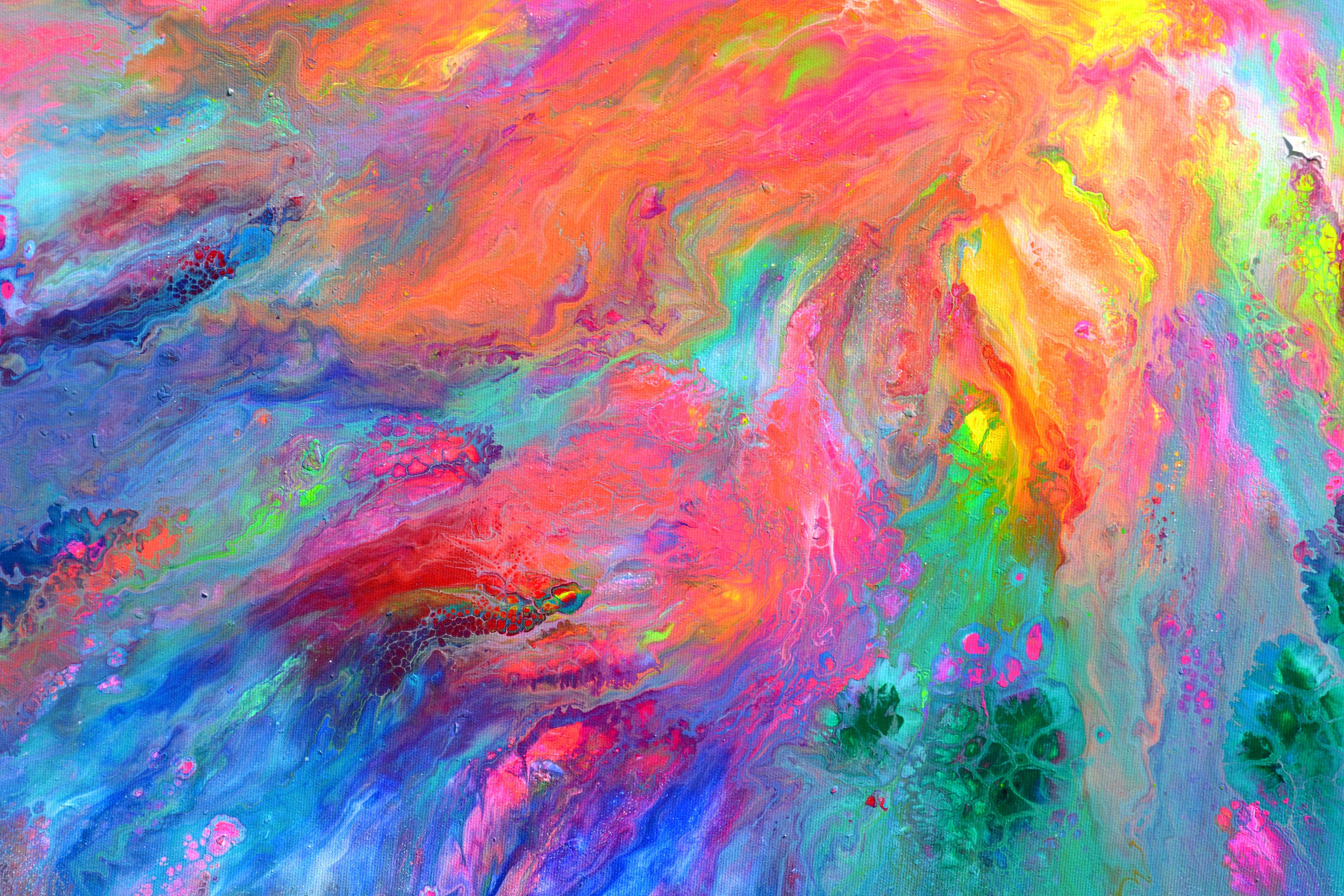 Energia fluente 5, Pittura, Acrilico su tela - Painting Astratto di SOOS TIBERIU