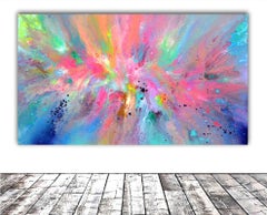 Flowing Energy 6, peinture, acrylique sur toile