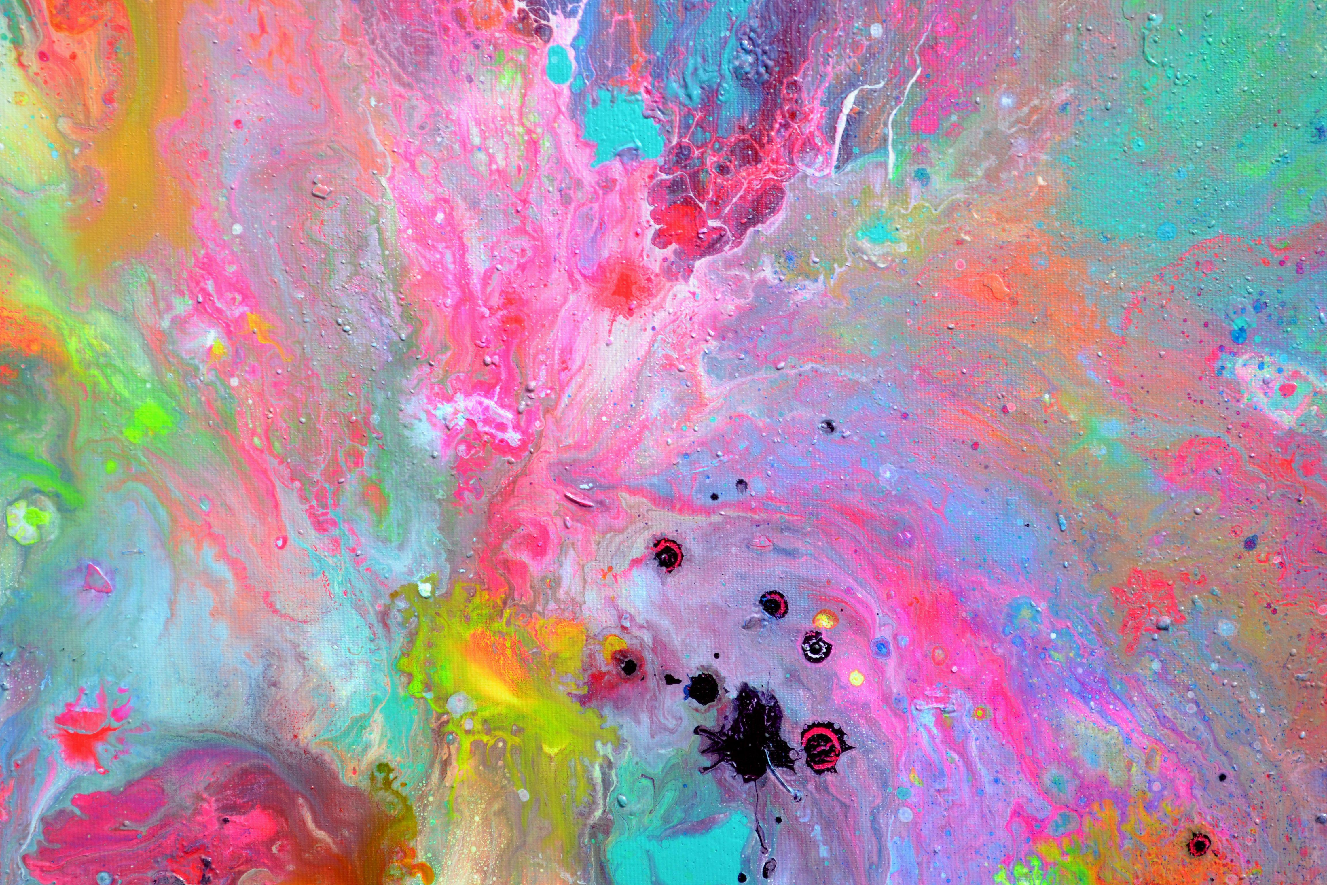 Flowing Energy 6, Painting, Acrylic on Canvas For Sale 1