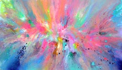Flowing Energy 6, Painting, Acrylic on Canvas
