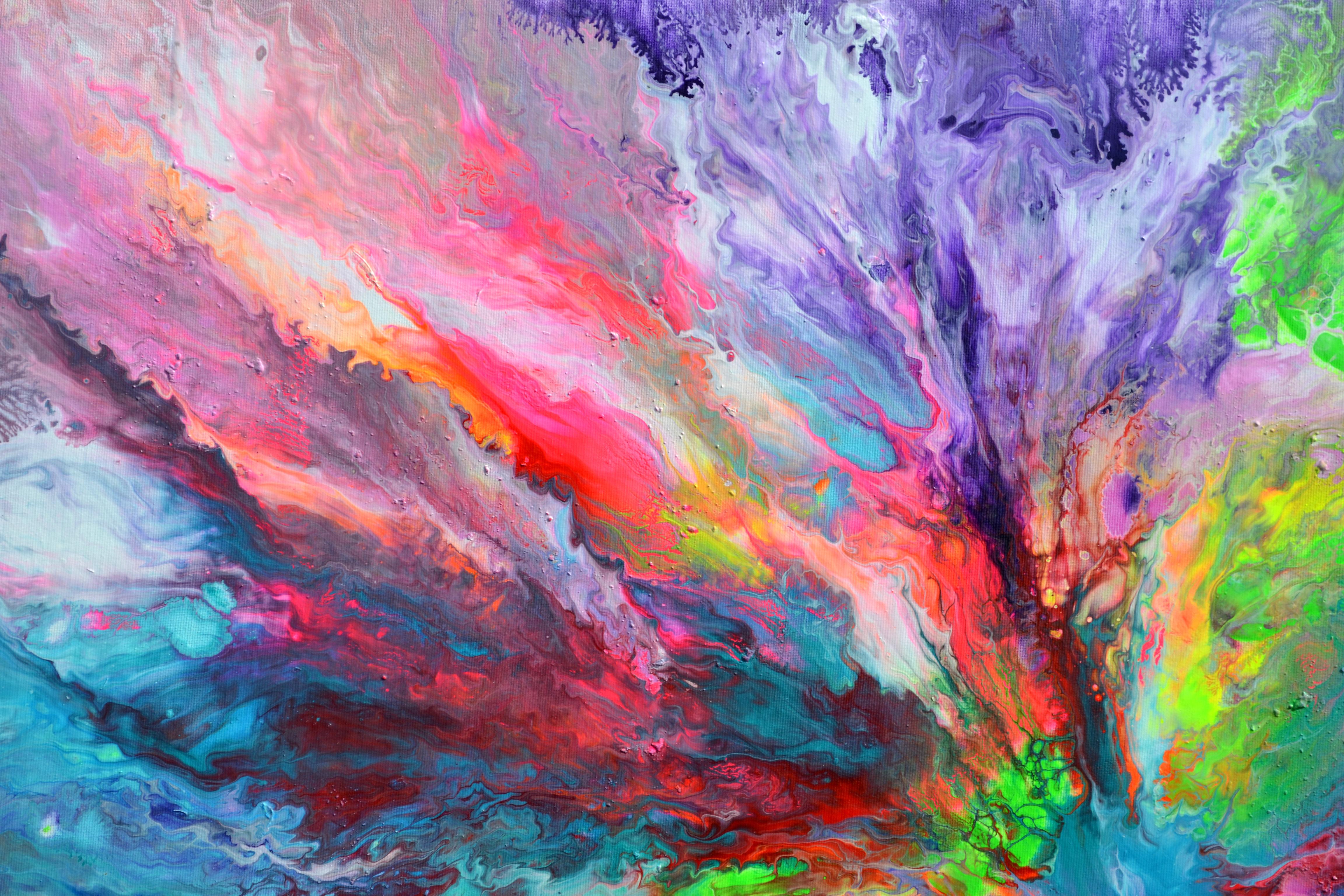 L'energia di Gaia - Painting Astratto di SOOS TIBERIU