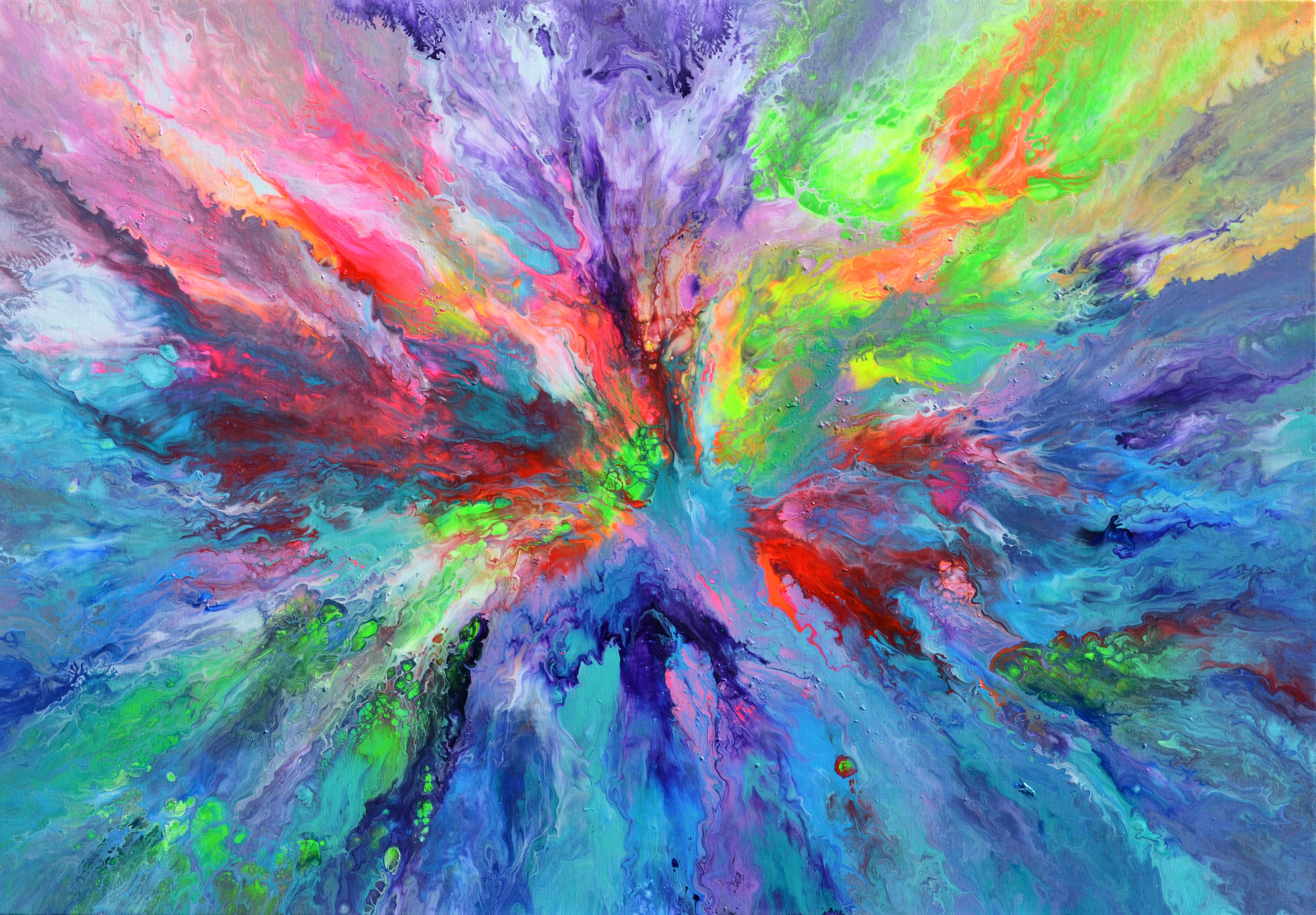 Abstract Painting di SOOS TIBERIU - L'energia di Gaia
