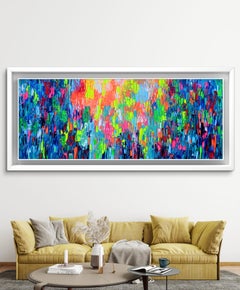 Gypsy Girl in Amsterdam 6 - Large Colorful Abstract Painting